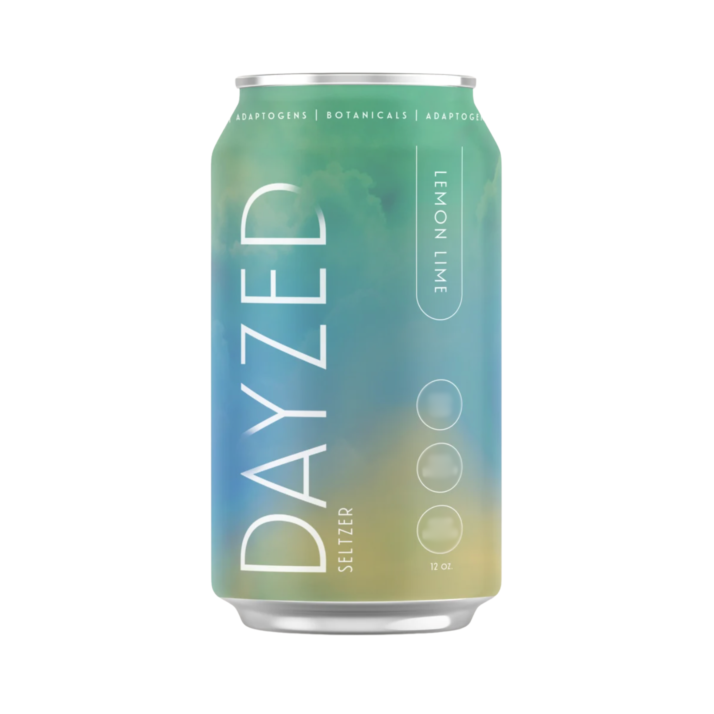 Explore DAYZED Lemon Lime seltzers: a refreshing non-alcoholic social tonic infused with herbs & adaptogens. - crafted with mountain water. 