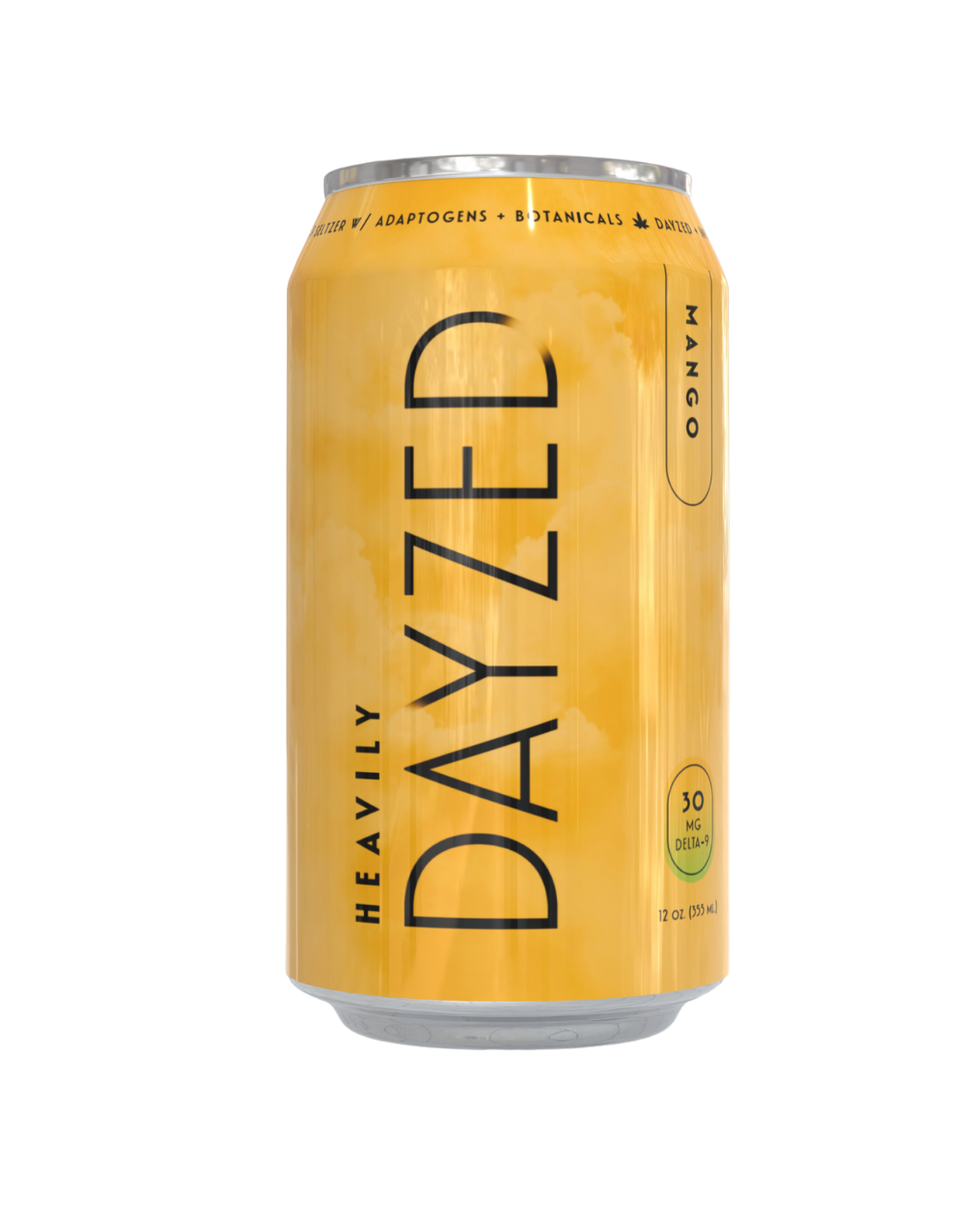 Explore DAYZED Mango seltzers: a refreshing non-alcoholic social tonic infused with herb & adaptogens. - crafted with mountain water. 