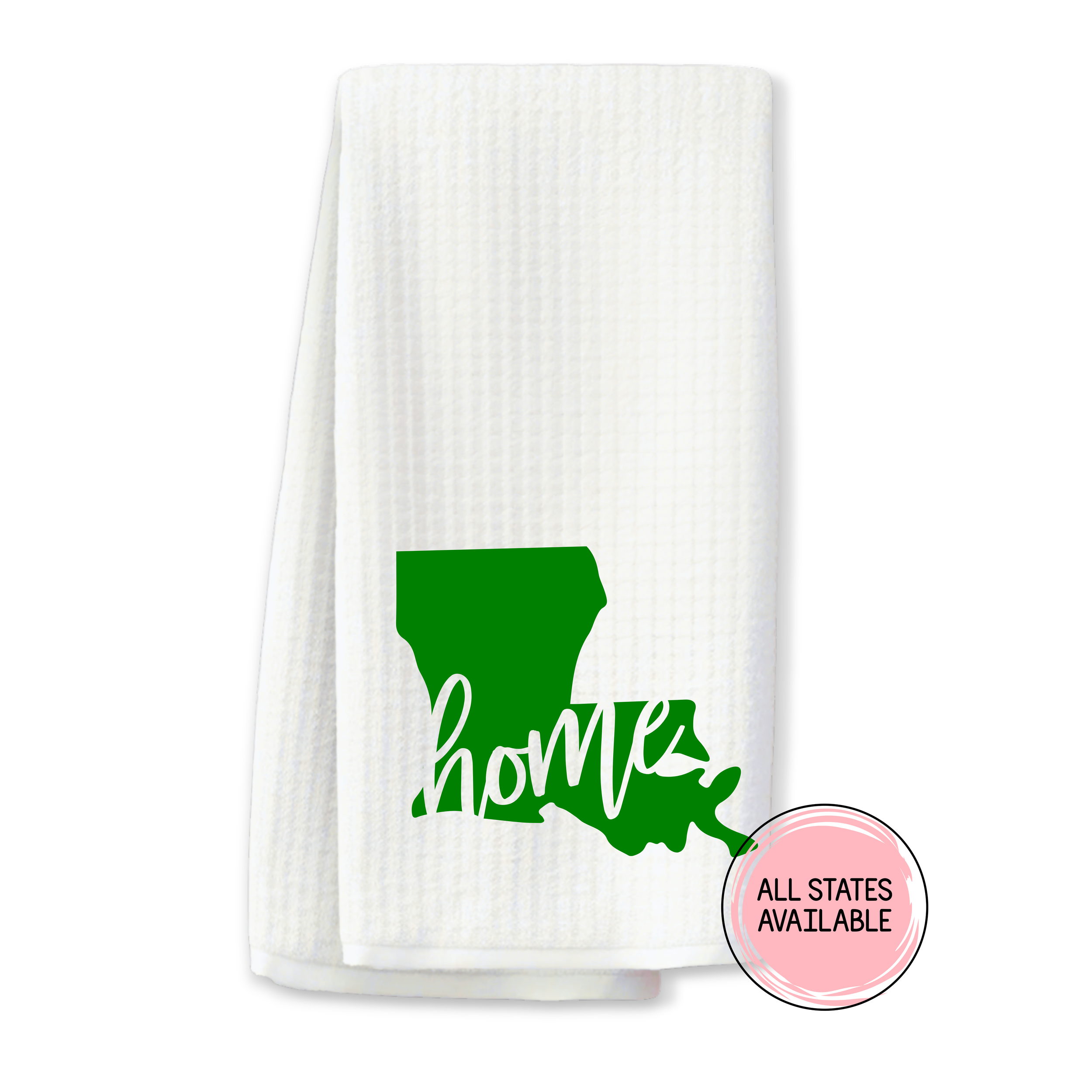 Personalized Home State Kitchen Towel