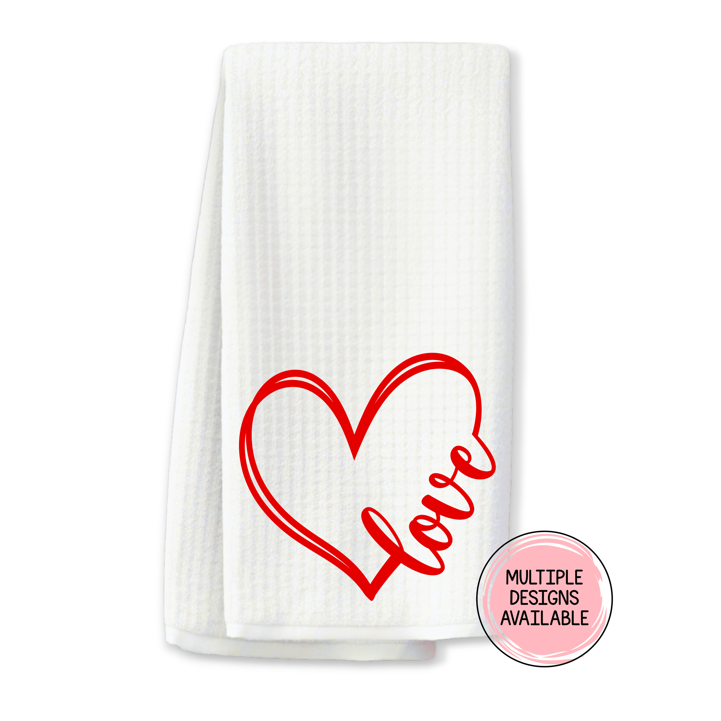 Valentine’s Day Love Heart Kitchen Towel