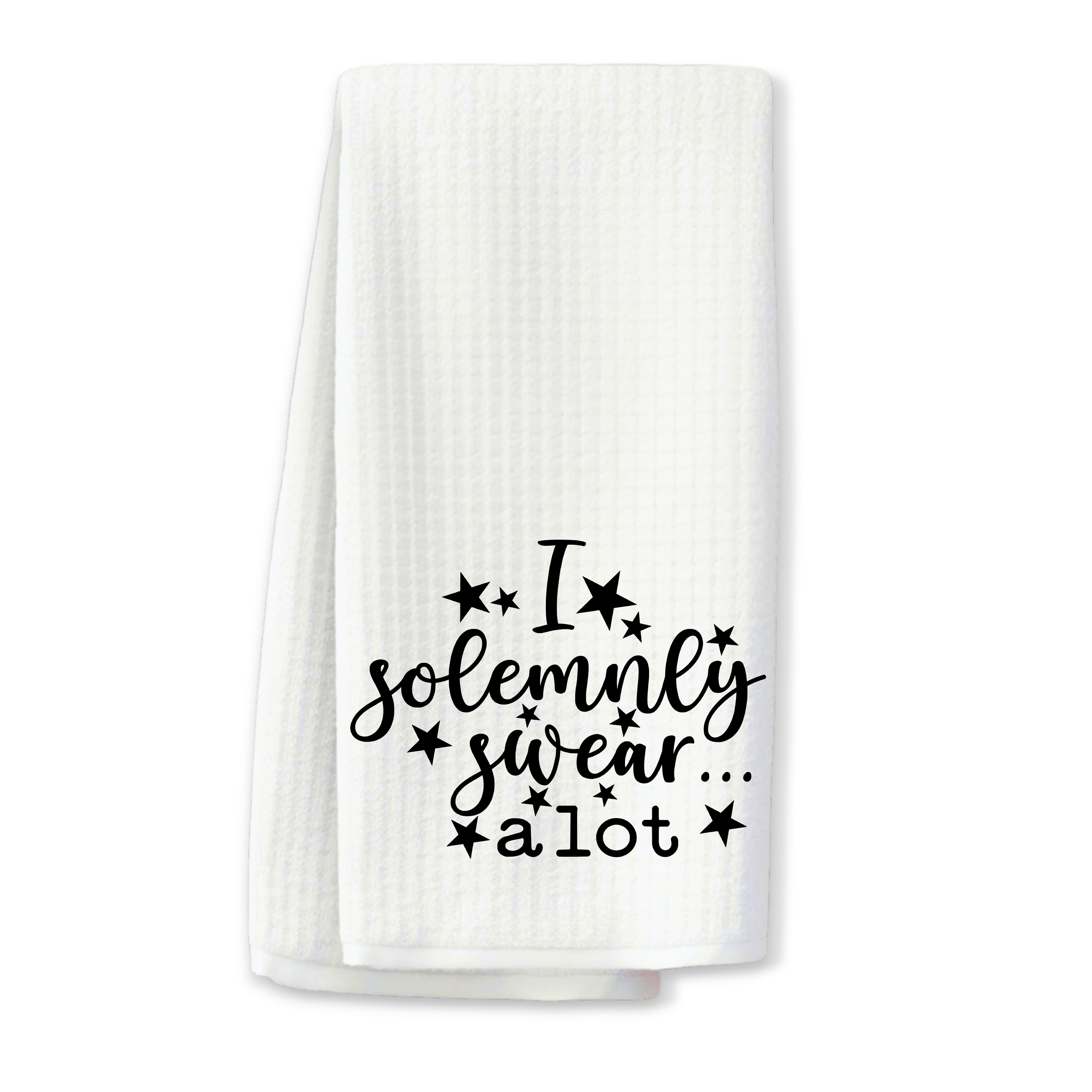 "I Solemnly Swear...A Lot!" Kitchen Towel