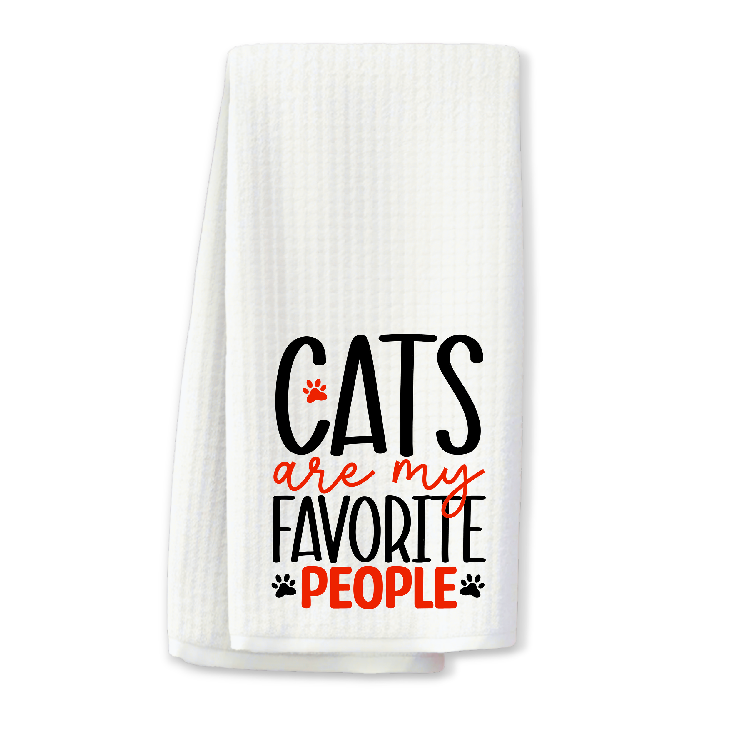 "Cats Are My Favorite People" Kitchen Towel