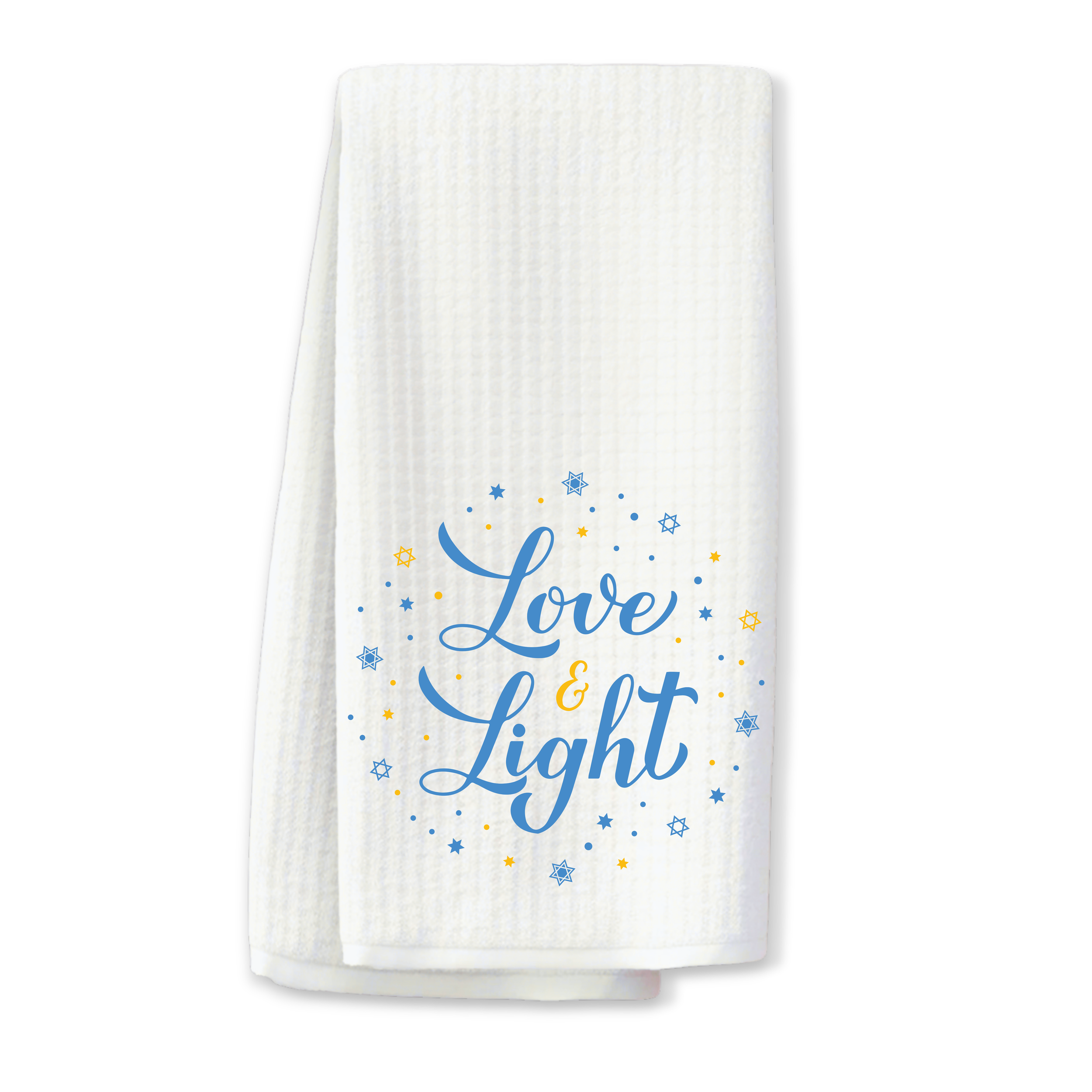 Love & Light Hanukkah Kitchen Towel