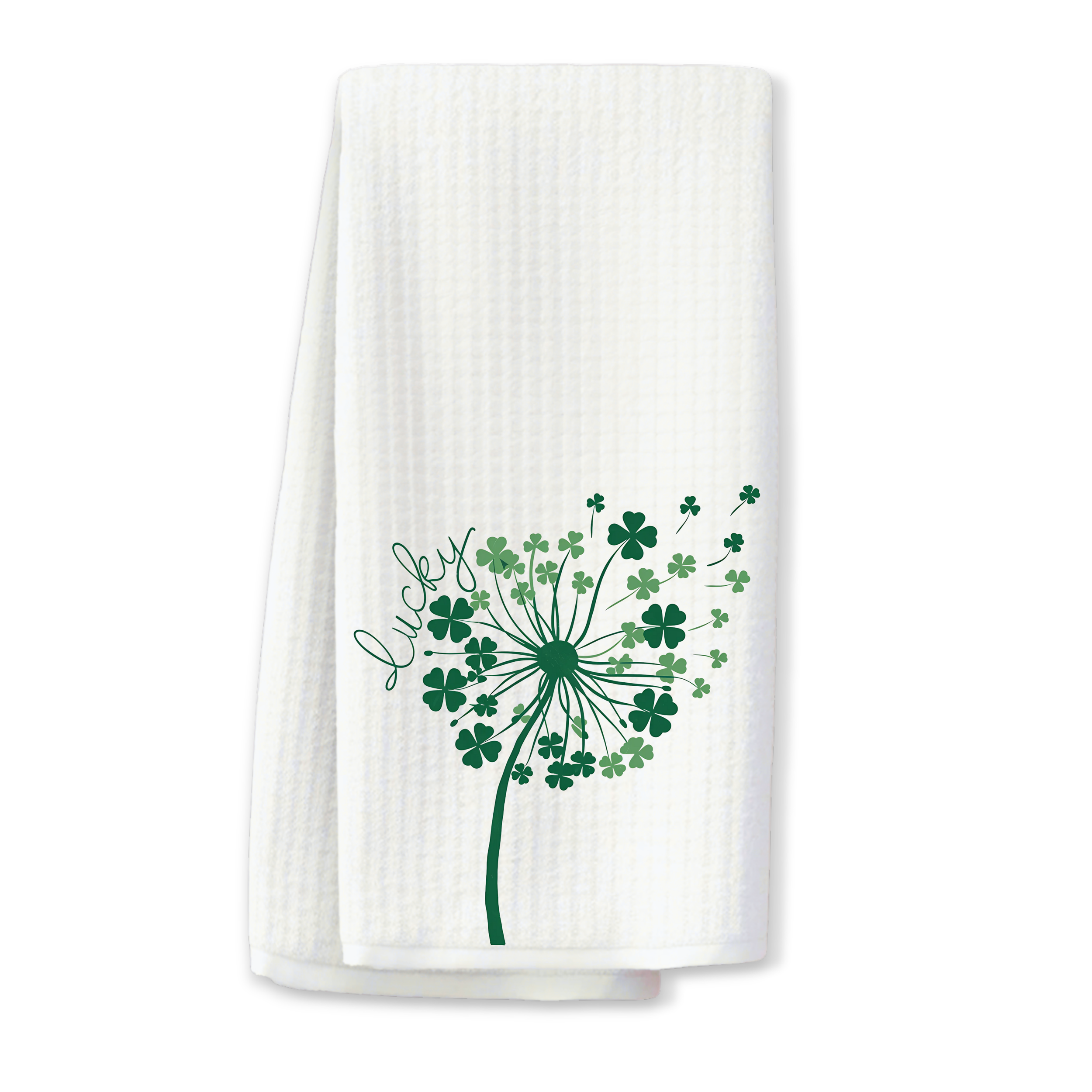 St. Patrick’s Day Lucky Dandelion Kitchen Towel
