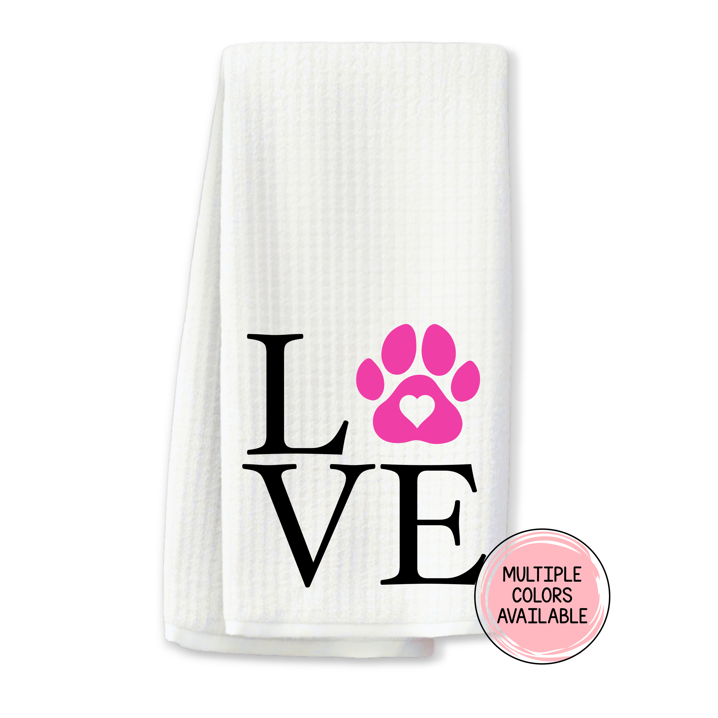 Personalized Dog Lover Kitchen Towel