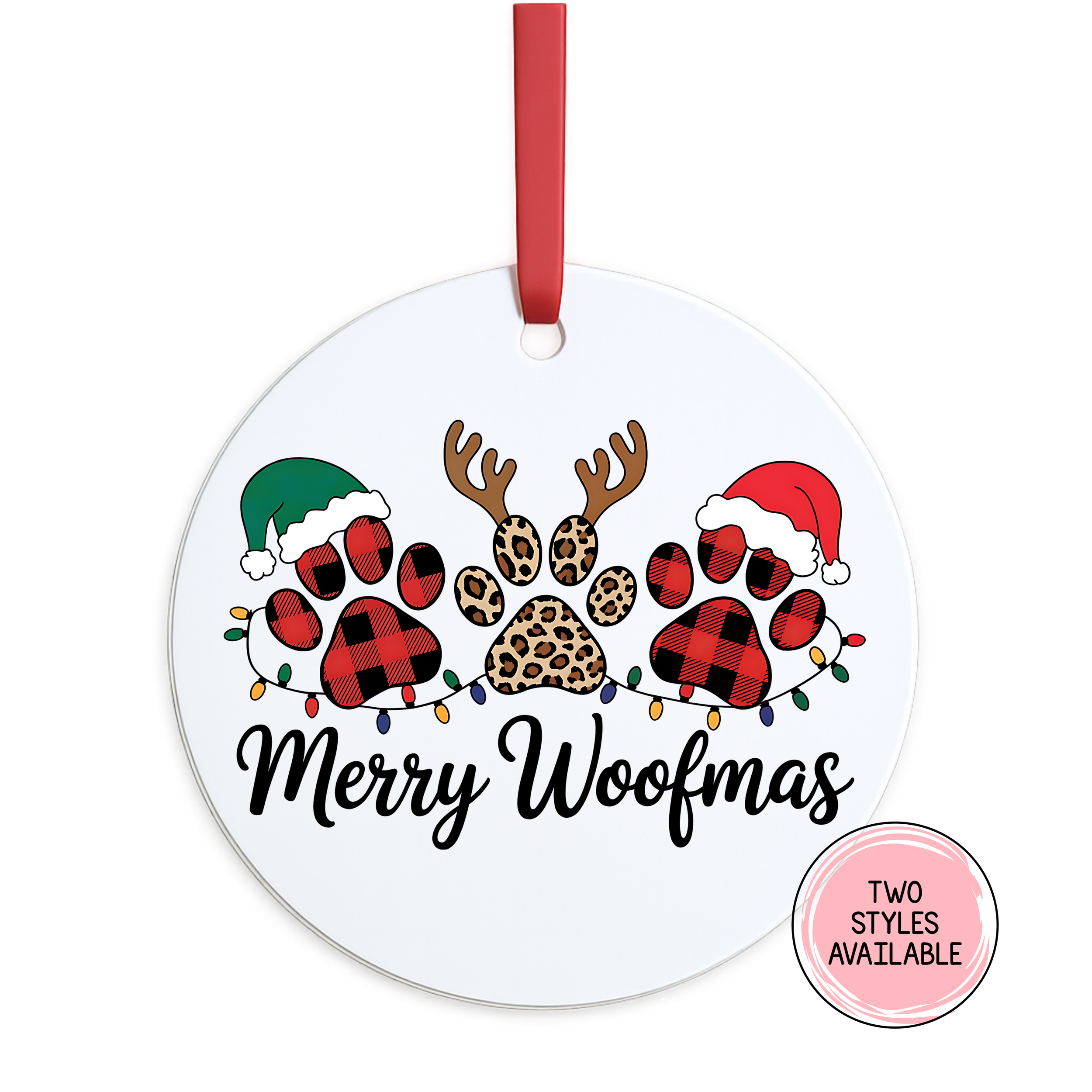 "Merry Woofmas" Ornament
