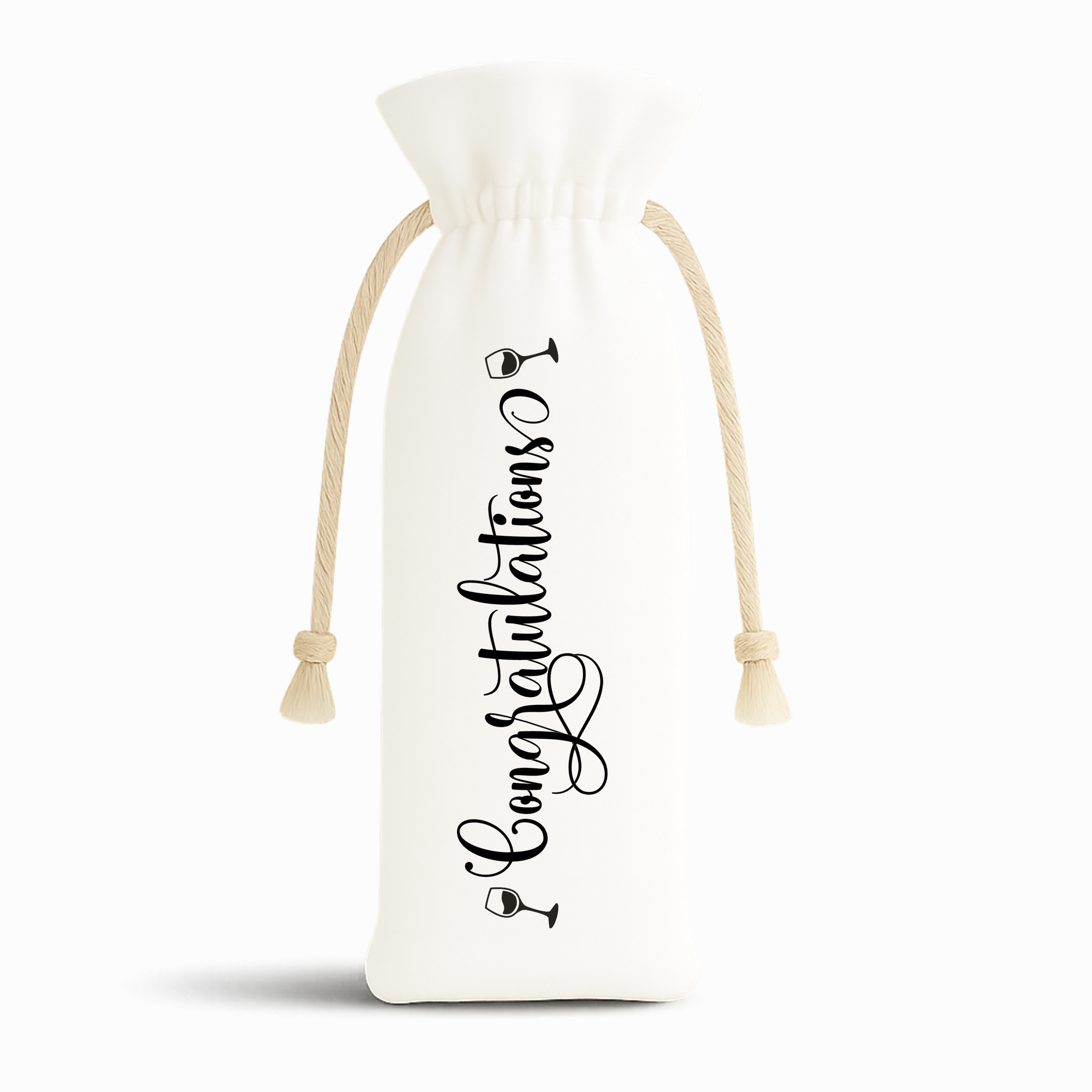 “Congratulations” Reusable Wine Bag