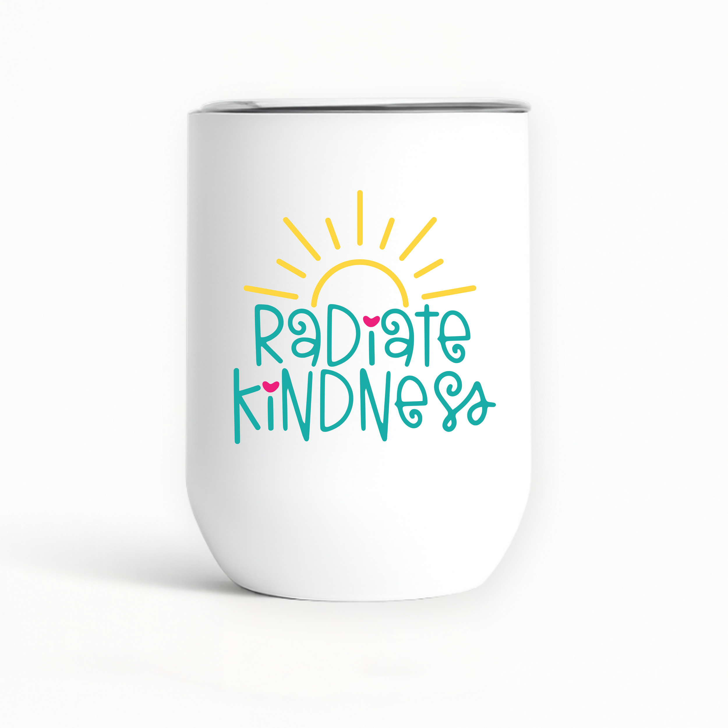"Radiate Kindness" Stainless Steel Wine Tumbler