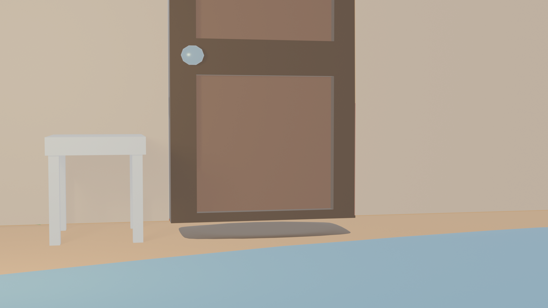Scene 2 background, front door inside