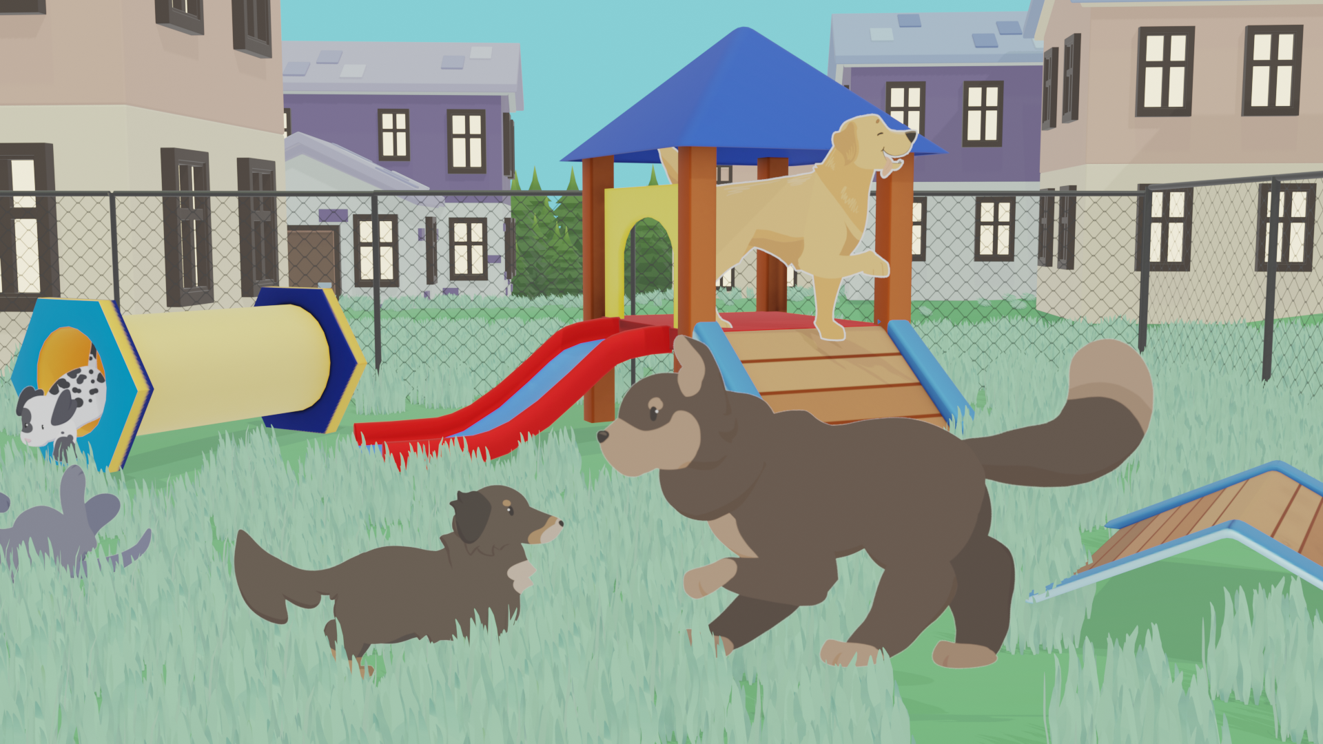 scene 7 background part 2, outside play area