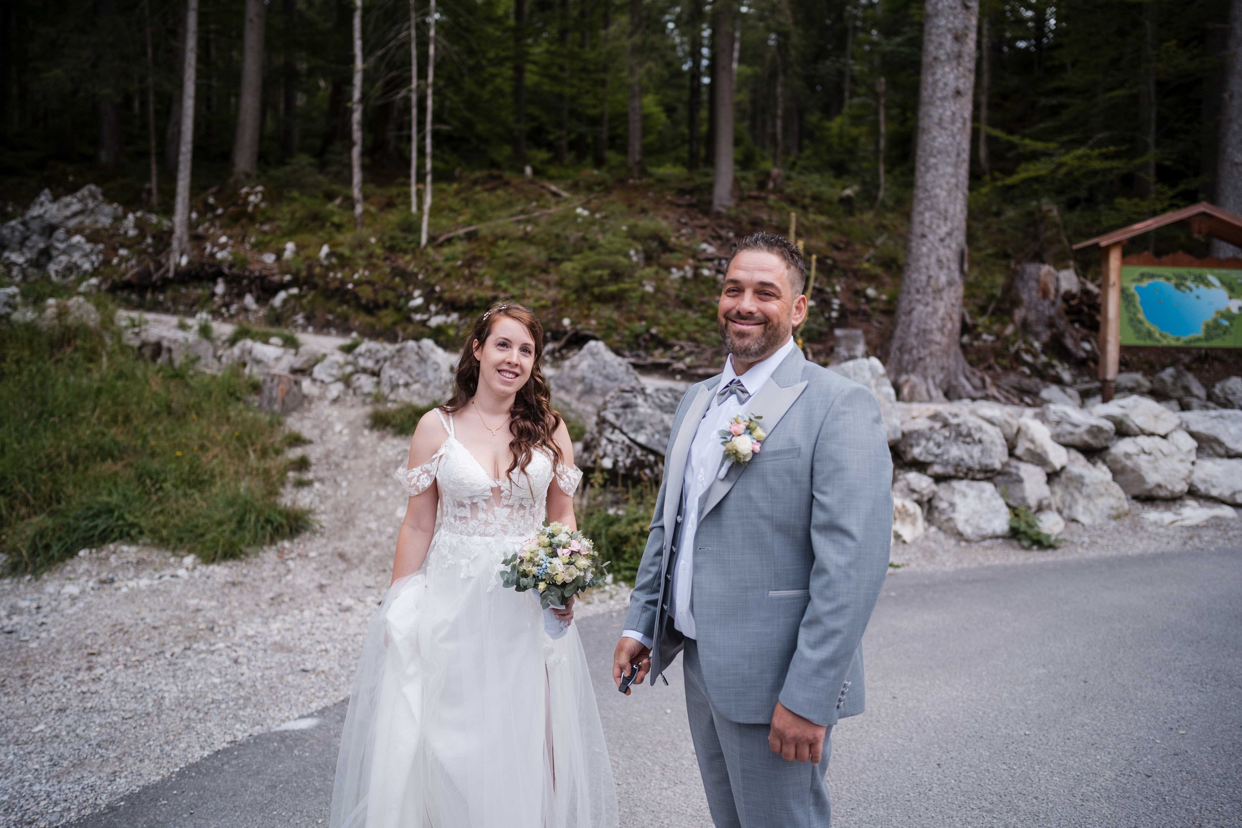 Hochzeitsreportage Eibsee – freie Trauung in ruhiger Morgenstimmung