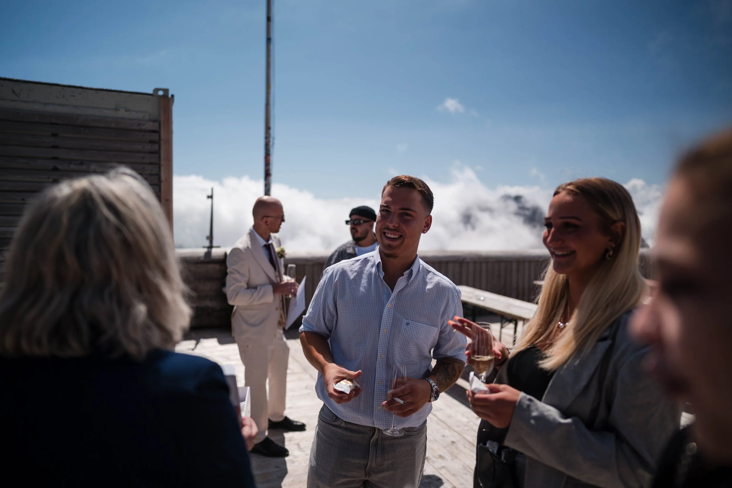 Hochzeitsreportage Zugspitze – standesamtliche Trauung mit Alpenblick