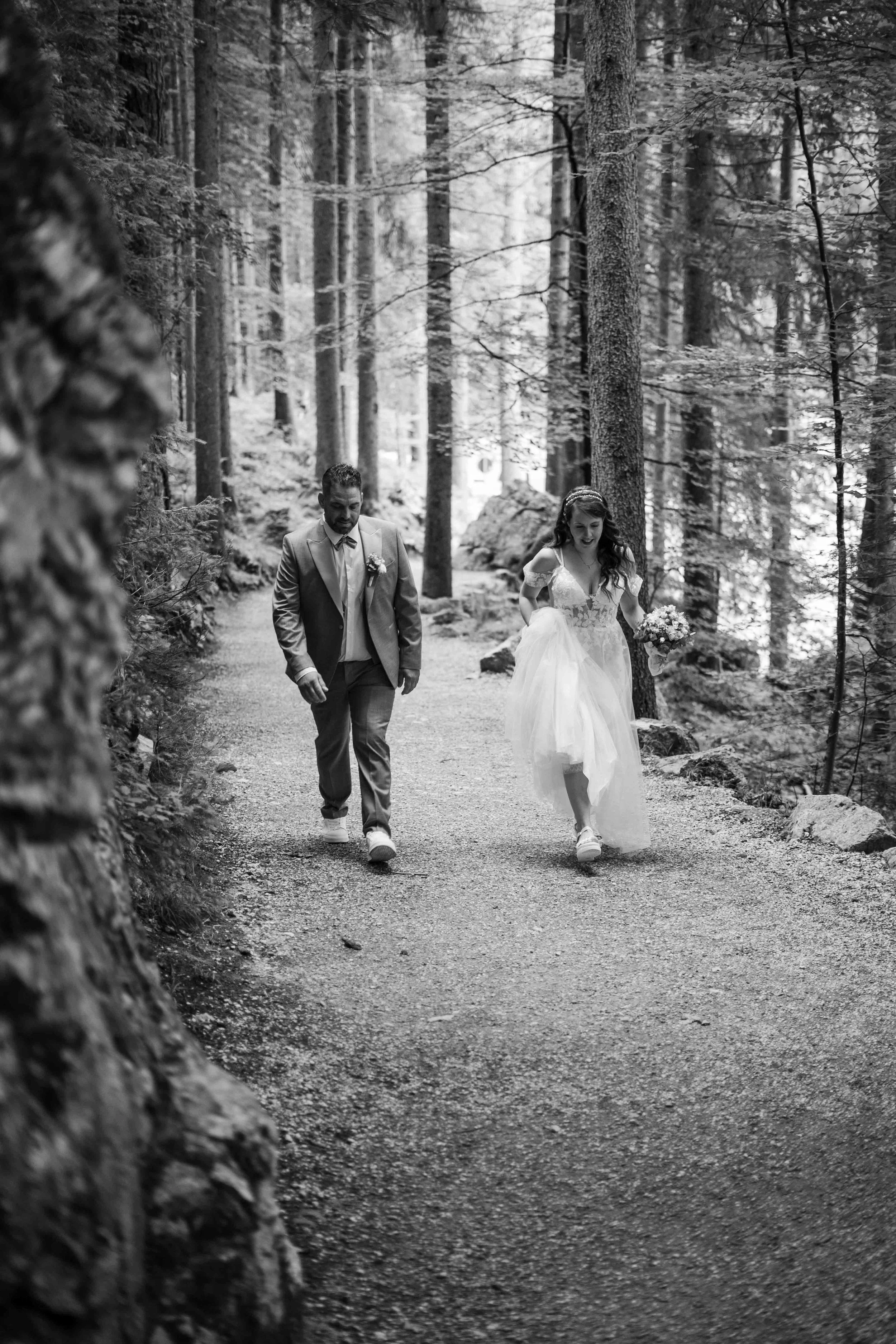 Hochzeitsreportage Eibsee – freie Trauung in ruhiger Morgenstimmung