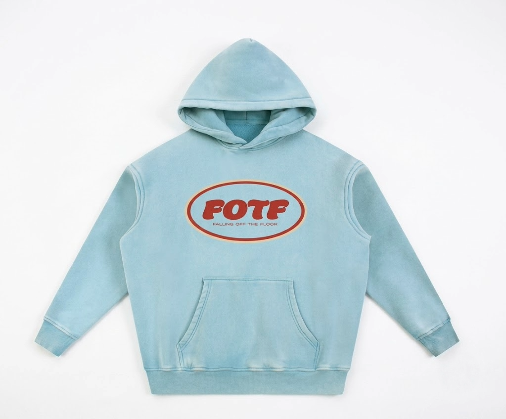 90's Surf Style FOTF Mental Health Matters Hoodie | Snow Wash Vintage Oversized