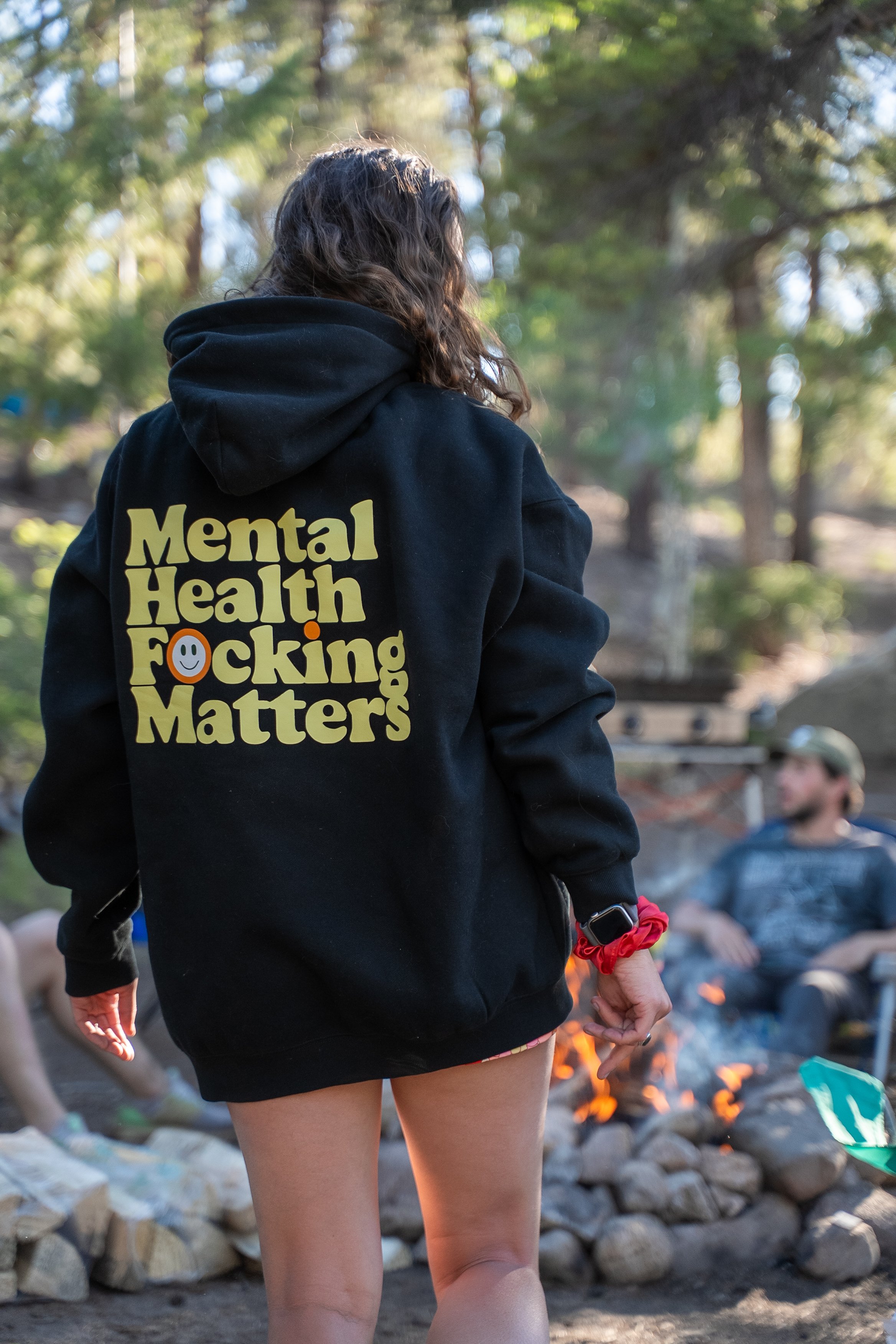 Mental Health Matters Hoodie | Oversized “Happy” Hoodie
