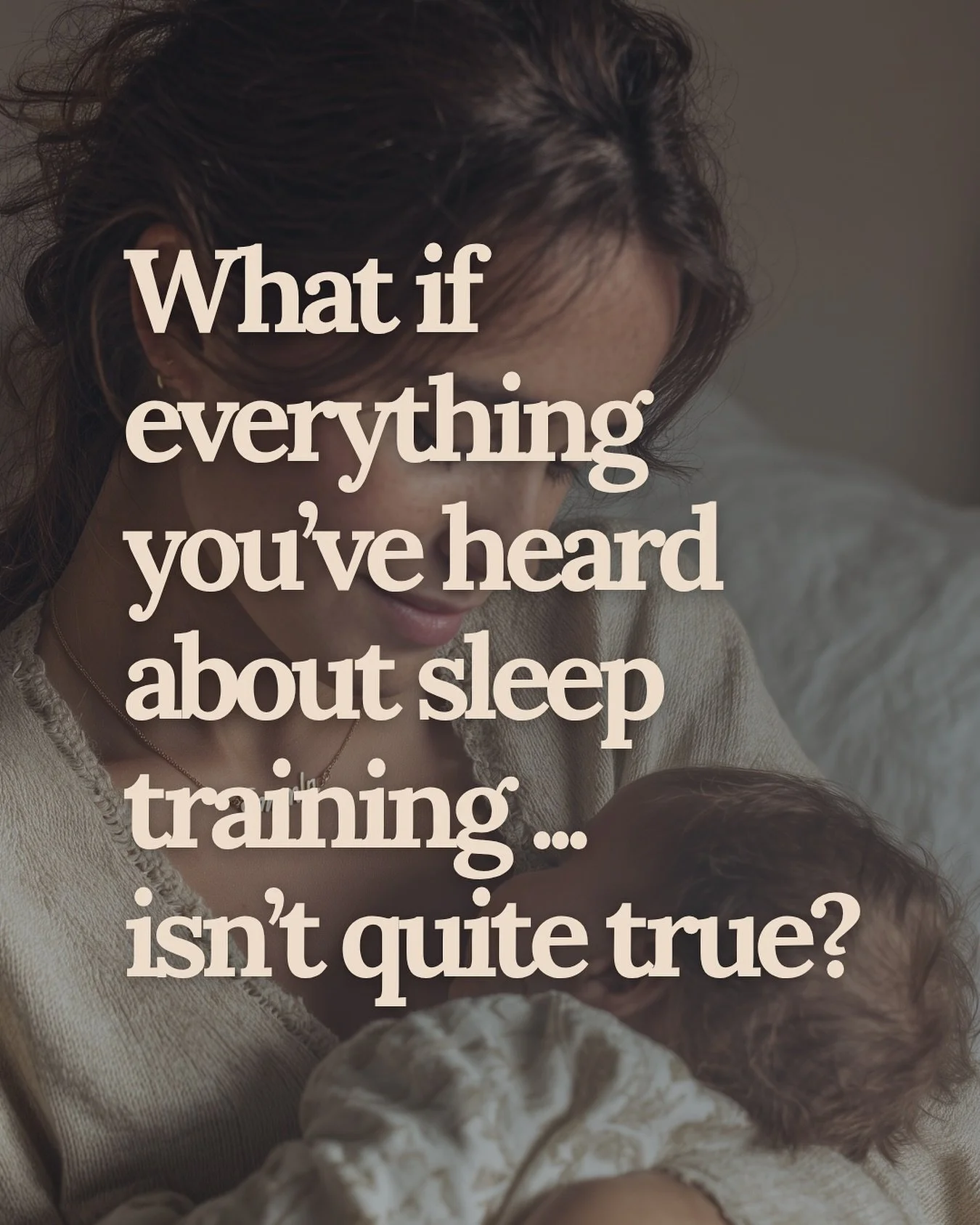 Just to be clear &hellip; I don&rsquo;t like the term &lsquo;sleep training&rsquo; it sounds harsh and clinical, but for the purposes of this post, I&rsquo;ll be running with it! 
 
So let&rsquo;s take a deep breath and bust a few myths that can make