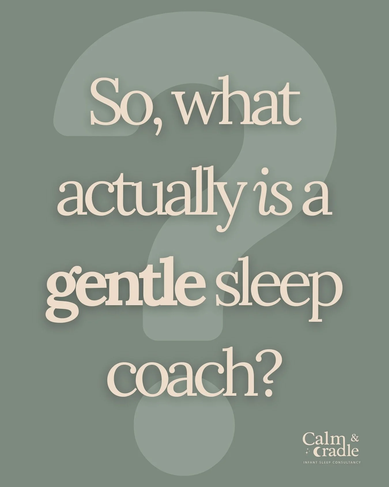 ✨ What I Mean by &ldquo;Gentle Sleep Coach&rdquo; ✨

I call myself a gentle sleep coach, but that can mean slightly different things to different people.

So here&rsquo;s what I mean when I use that term 👇

At its core, gentle sleep coaching is abou