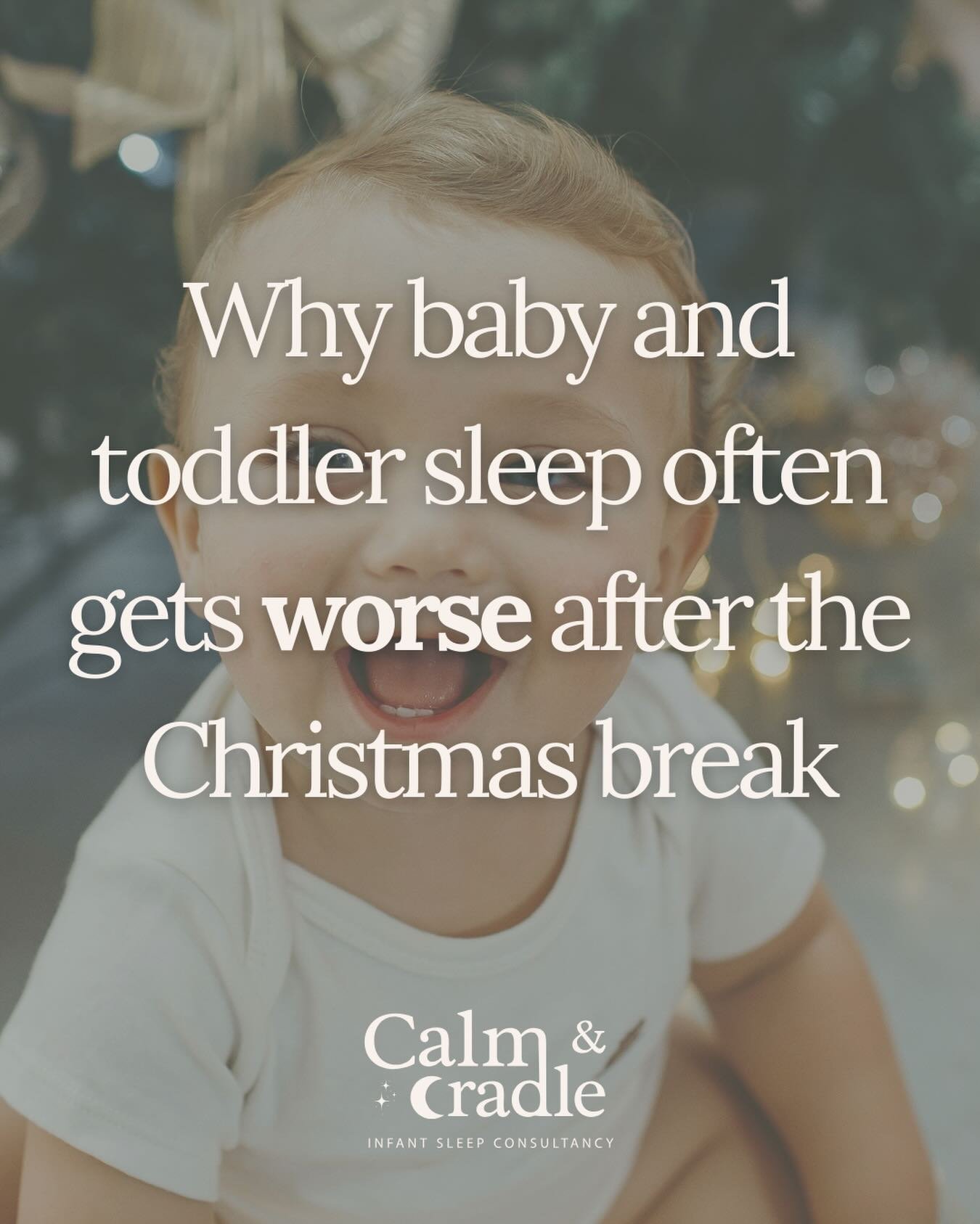 💤 The festive season is full of excitement, late nights, and changes to routines&hellip; and your little one can feel it too 😴

After all the fun, sleep might be a bit more unsettled, with: &bull; Later bedtimes or nap times &bull; Extra stimulatio