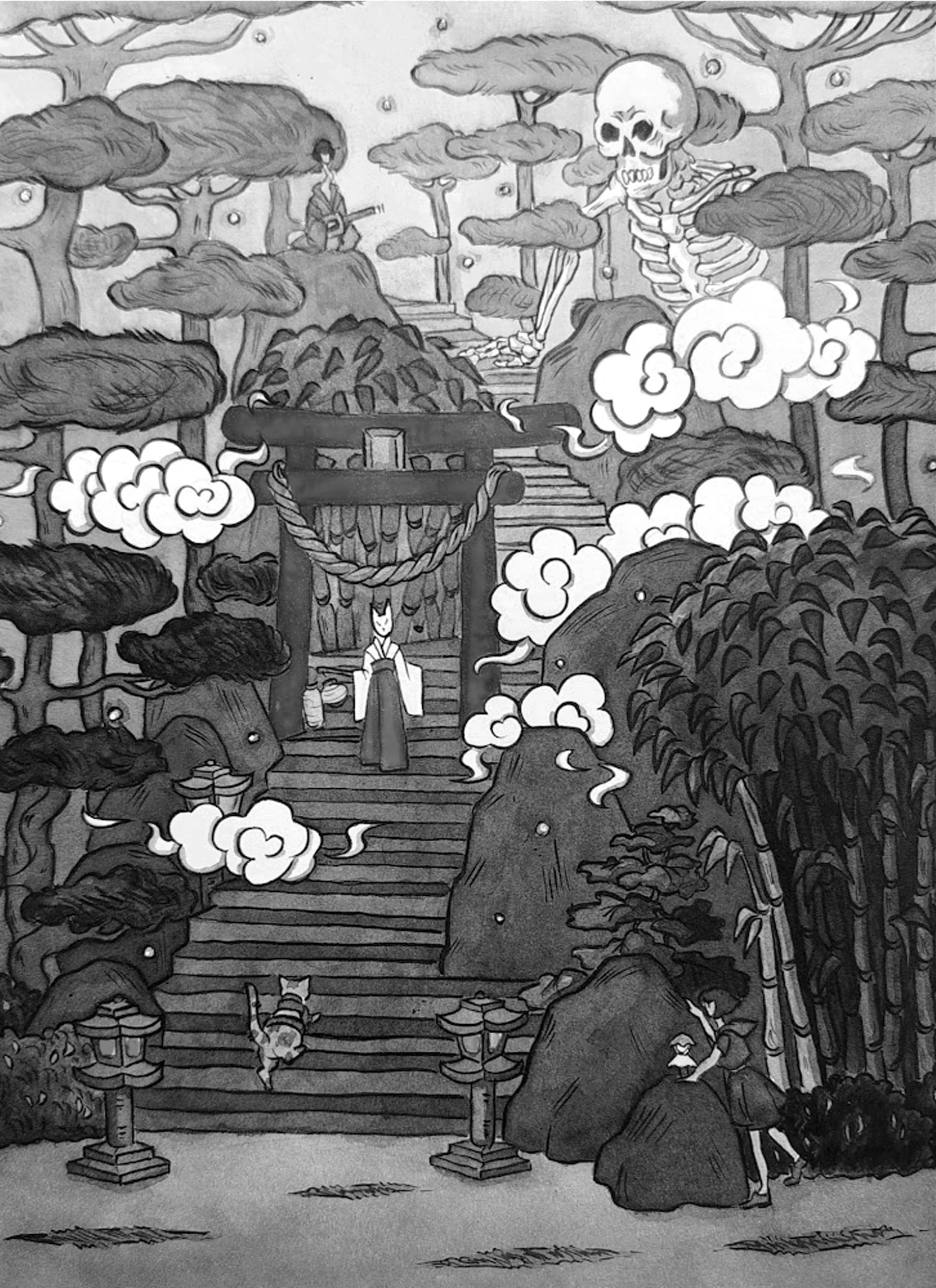 The Shrine in the Mist (Value Scale)