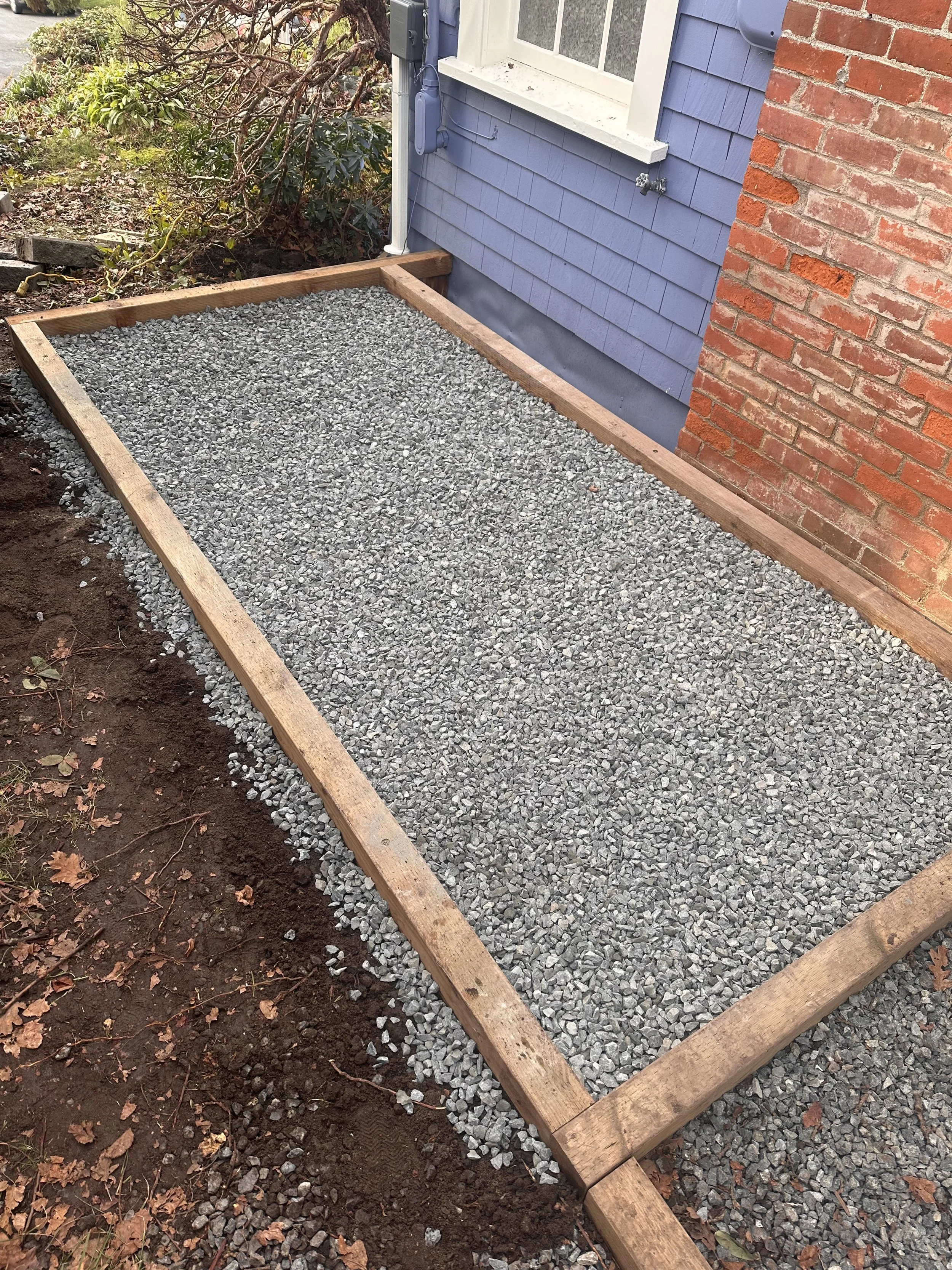 Shed Gravel Pad