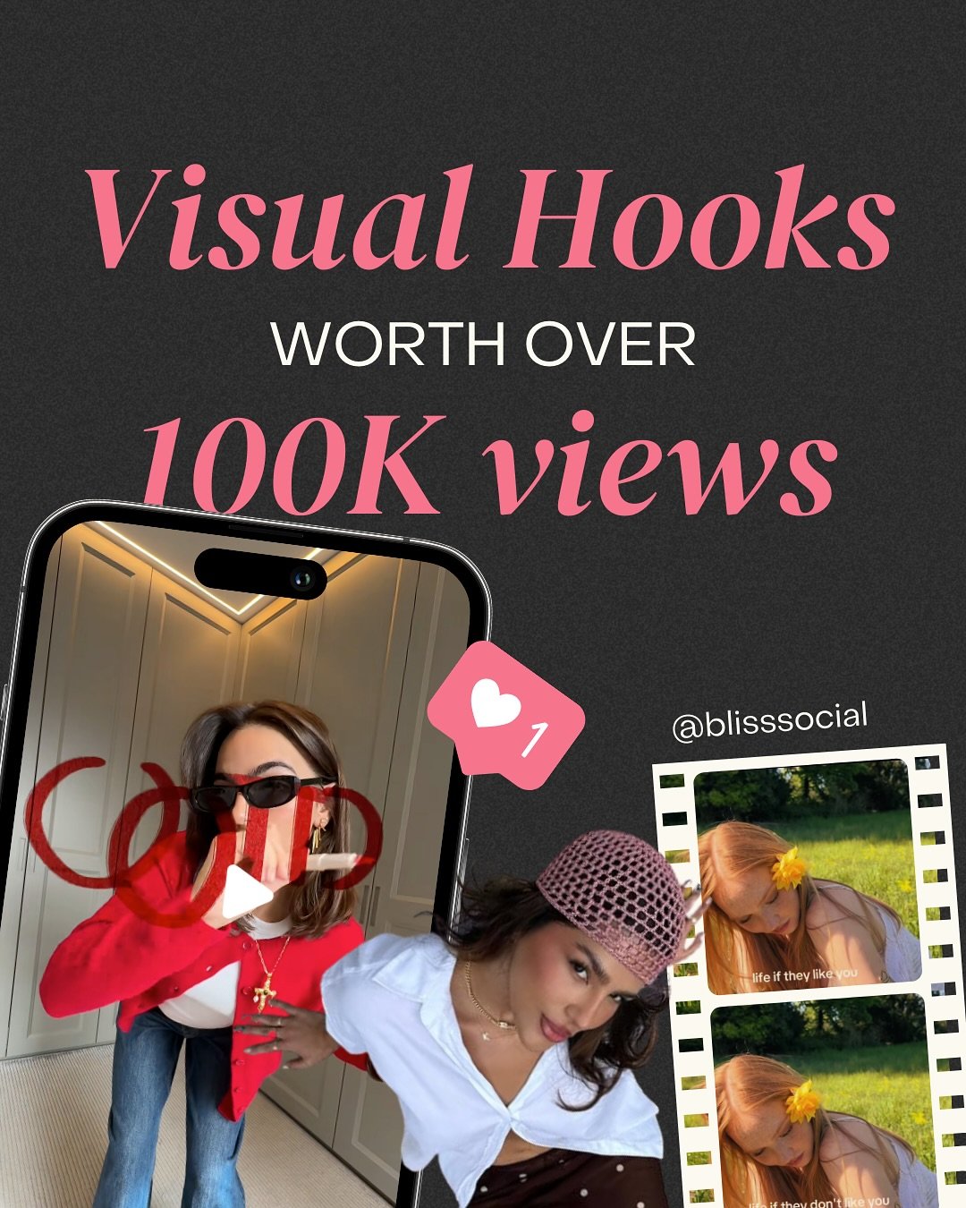 Viral visual Hooks to make your videos stand out.✨📸
- Write on screen
- Unexpected angles
- Text overlay
- Split Screen
- Quick recap intro

Which one is your favourite?
📌Save &amp; follow for more!

#viralcontent #hook #contentcreator #socialmedia