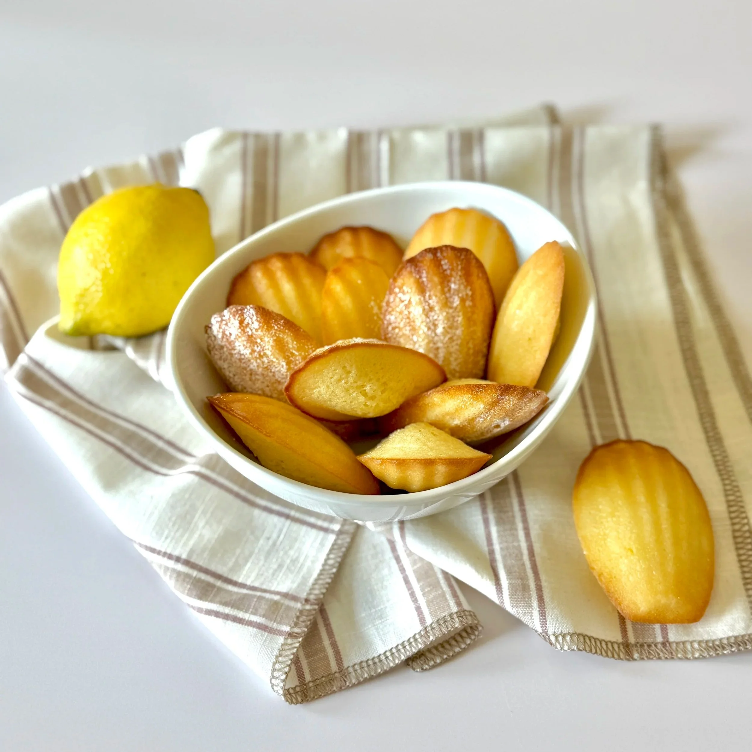 Classic Vanilla Madeleines - Soft airy shell cakes with a timeless vanilla sweetness. Starting at $22