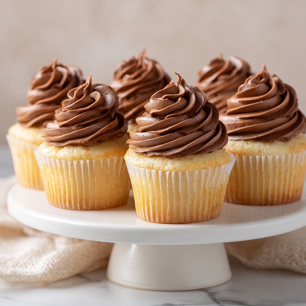 Midnight Vanilla Cupcakes