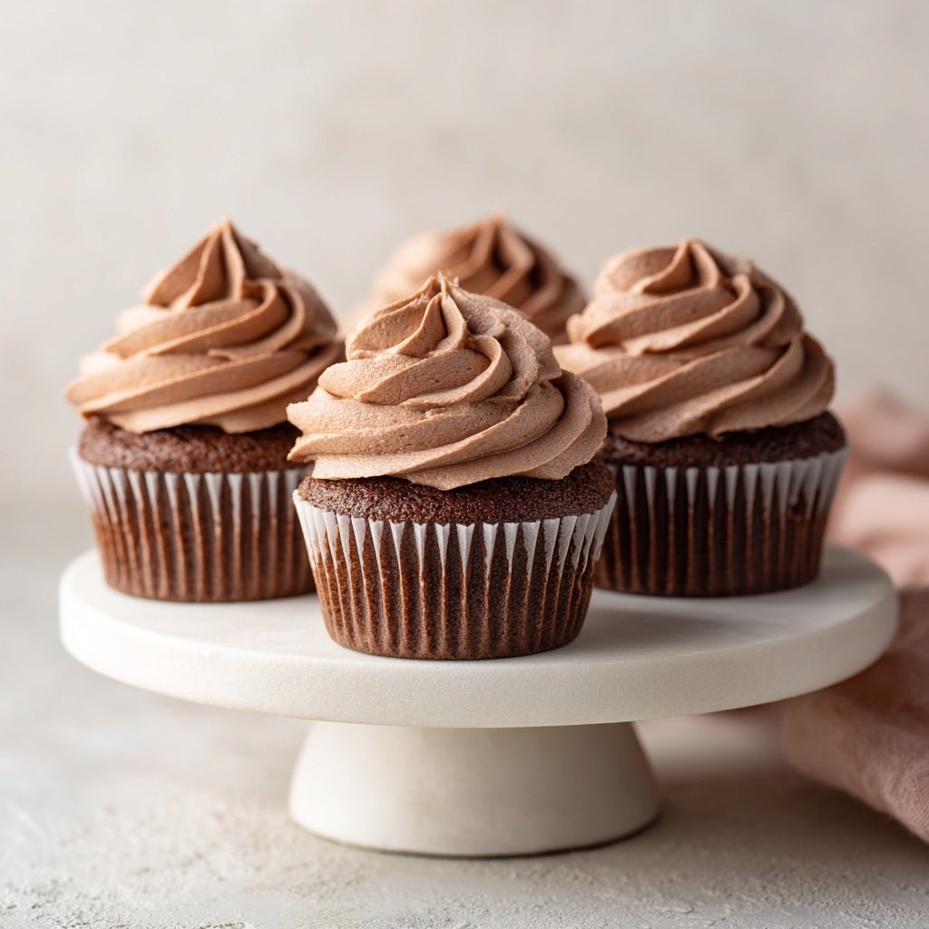 Velvet Cocoa Chocolate Cupcakes