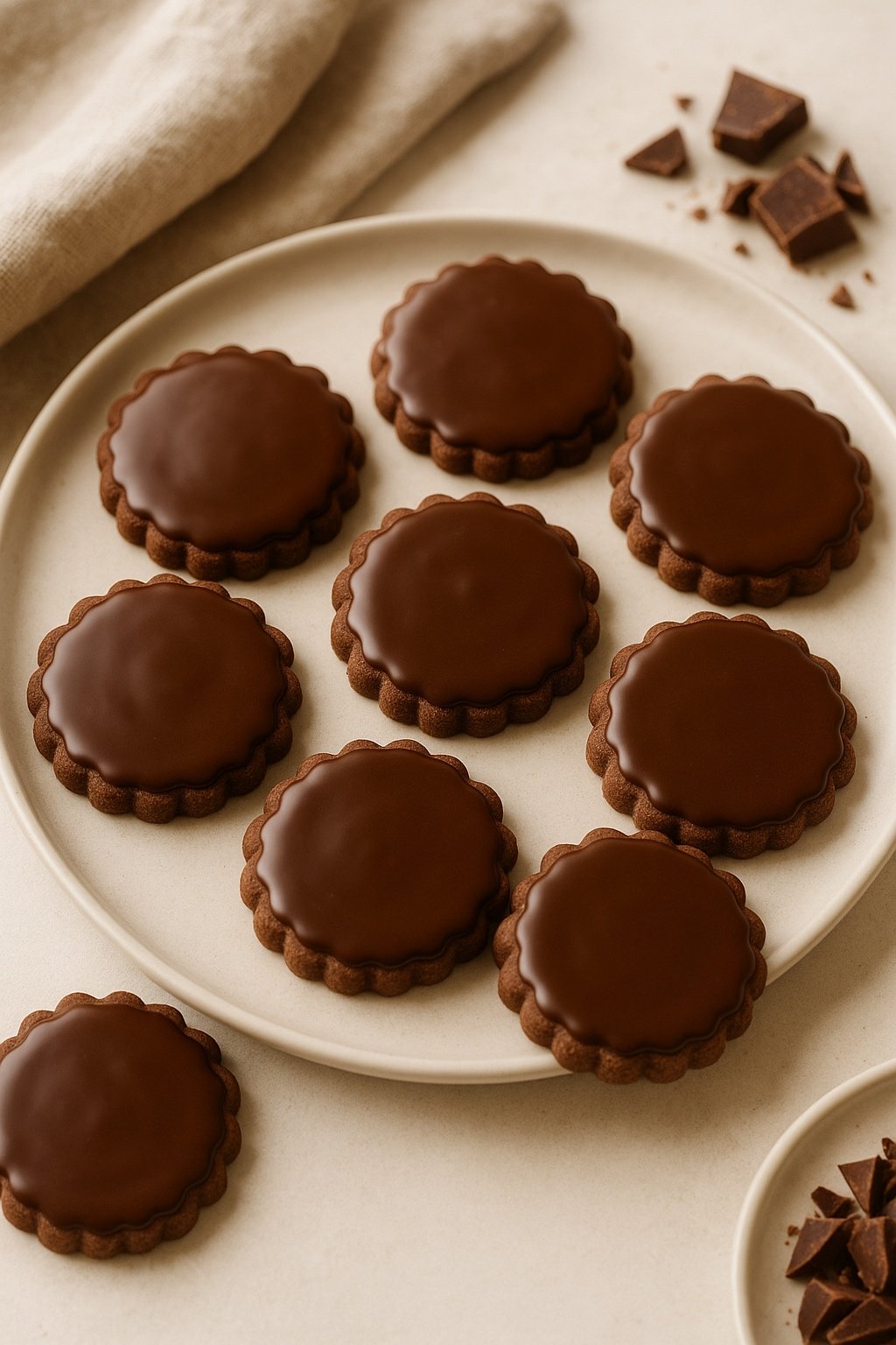Gourmet Layers chocolate sugar cookies. Luxury iced cookies Fort Worth