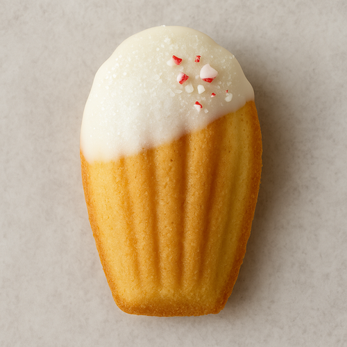 White Chocolate Peppermint Madeleines - Dozen