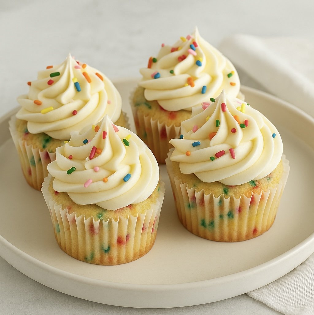 Confetti Bliss Cupcakes