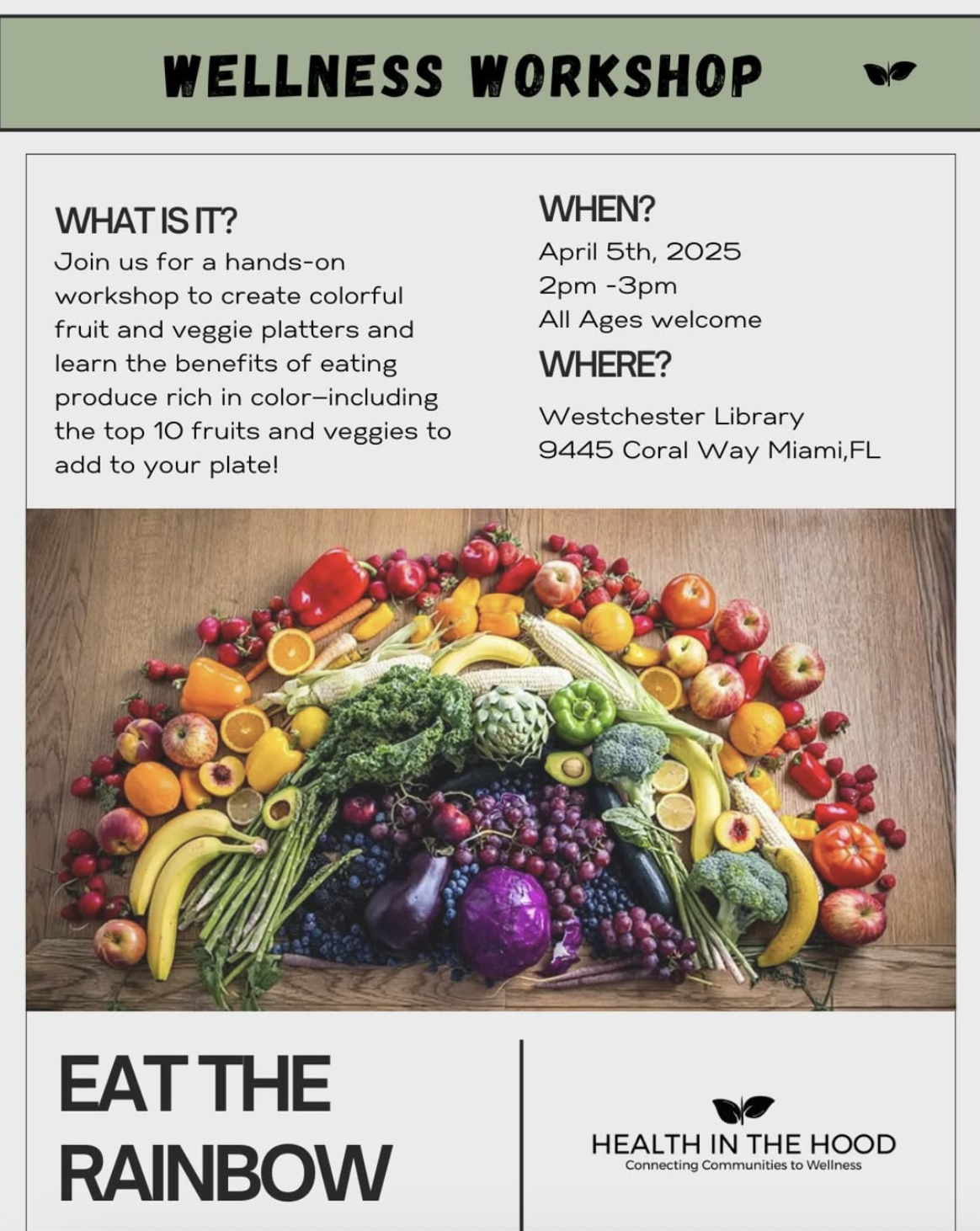 Eat the Rainbow- Wellness Workshop