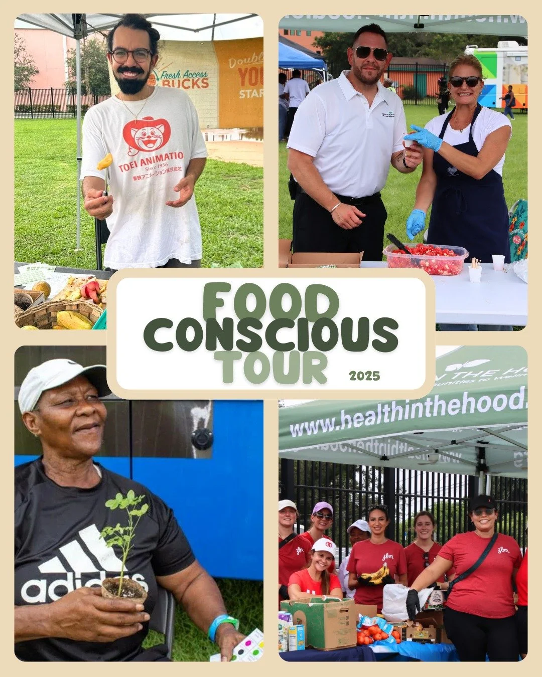 Two weeks ago, we came together for the 2025 Food Conscious Tour! Thank you to our amazing partners, volunteers, and community for making this event such a success. From fresh produce and health screenings to face painting and family fun, we celebrat