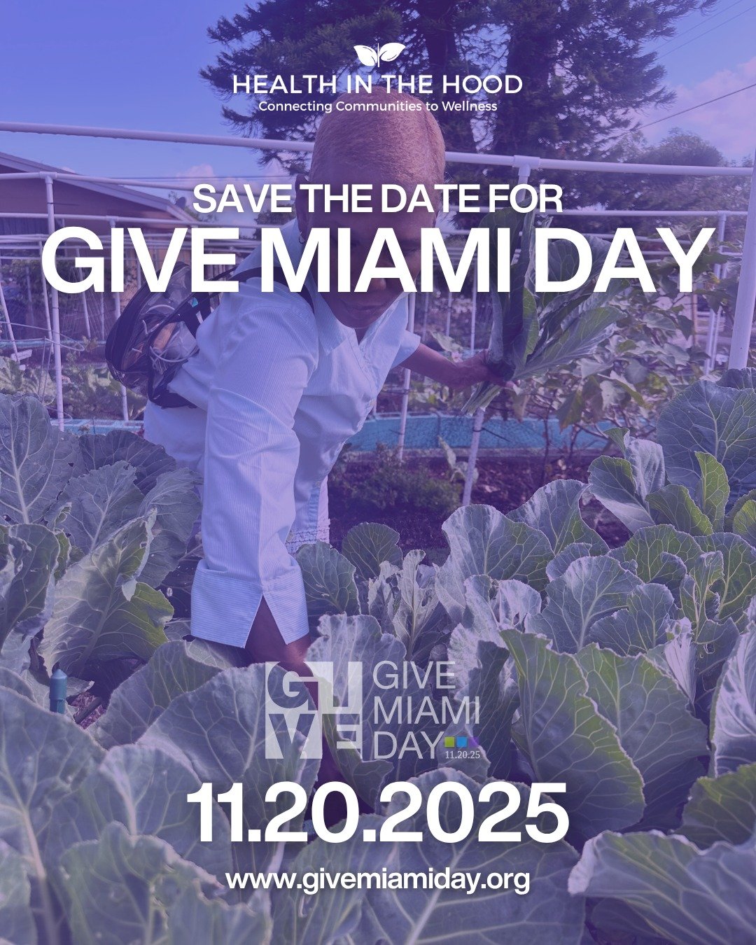 Early Giving for #givemiamiday2025 is now open! 💜

Your support grows more food, expands access, and delivers real health resources to the communities that need them most. 

Make your early gift at the link in our bio. 

#healthinthehood #foodaccess