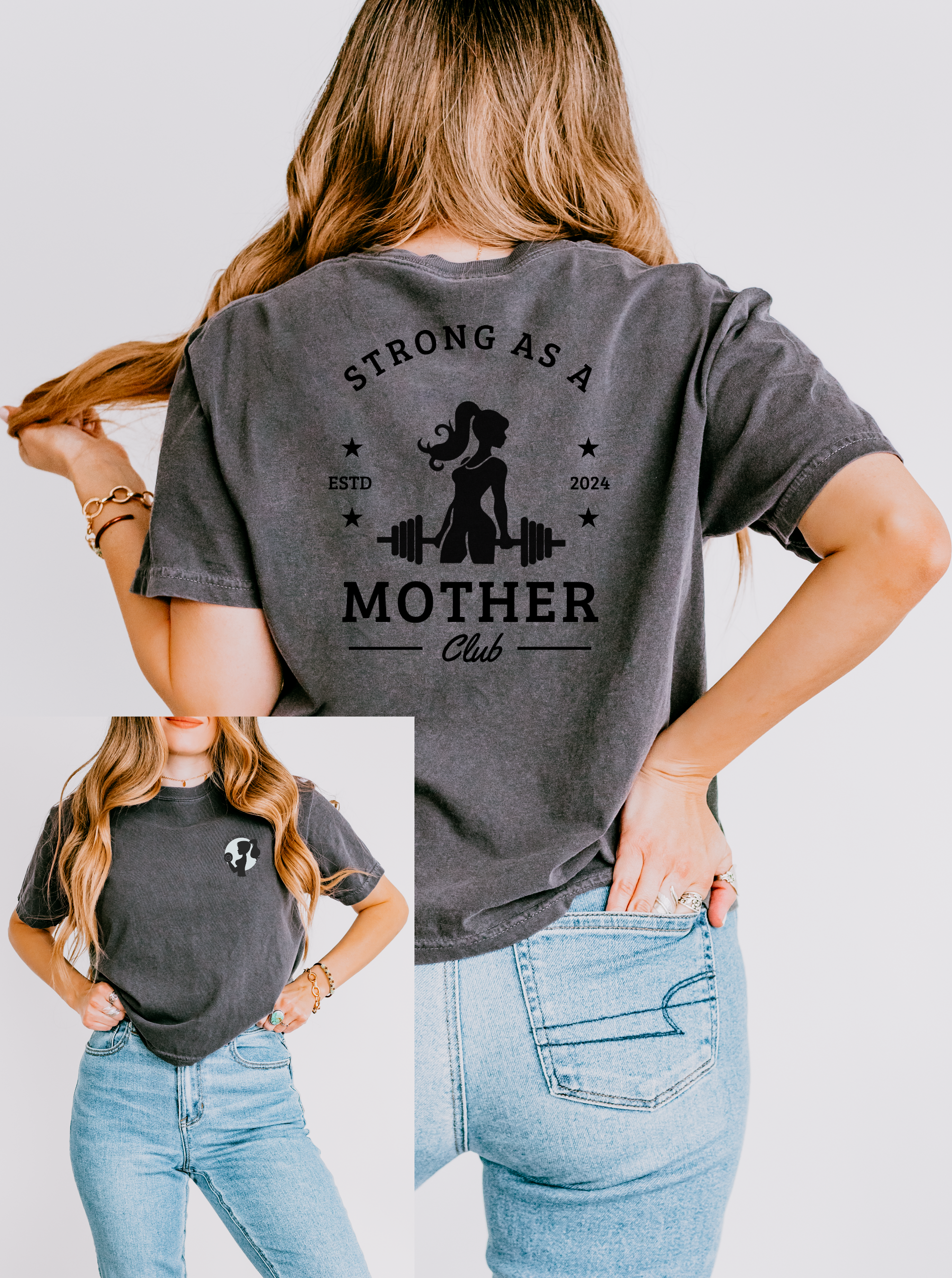 Strong As A Mother Club – Cropped Tee (Pre-Order)