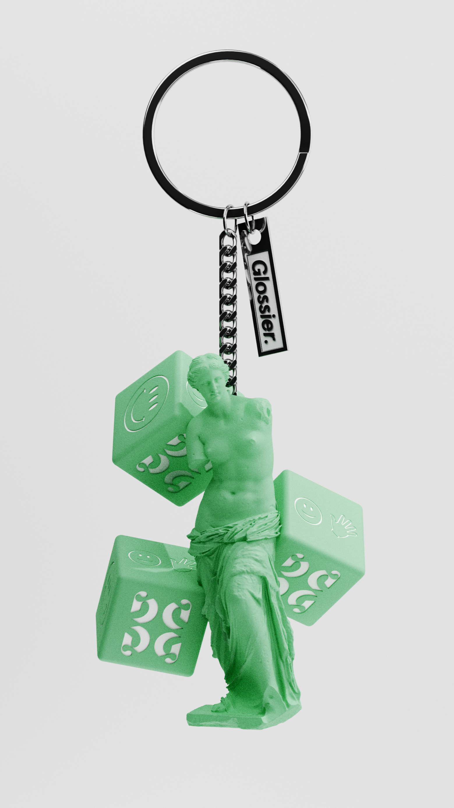 Glossier Keychain