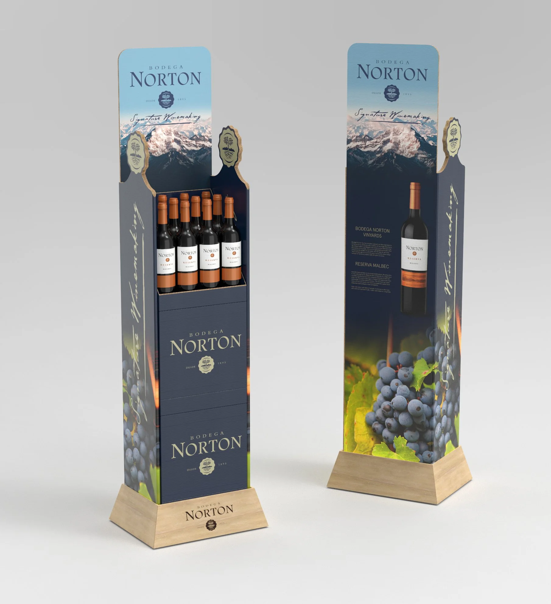 Bodega Norton Corrugate Display