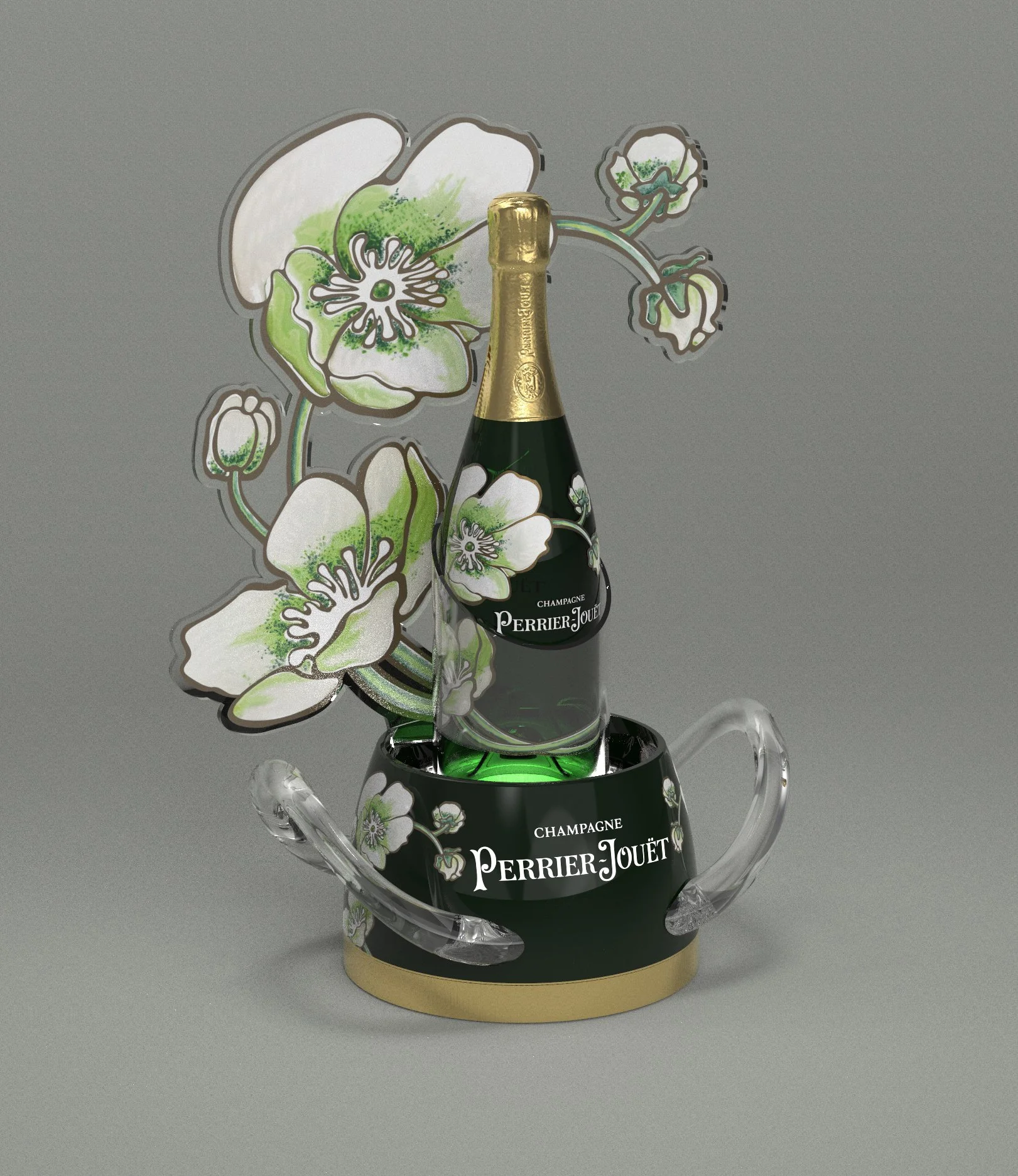Perrier Jouet Bottle Presenter