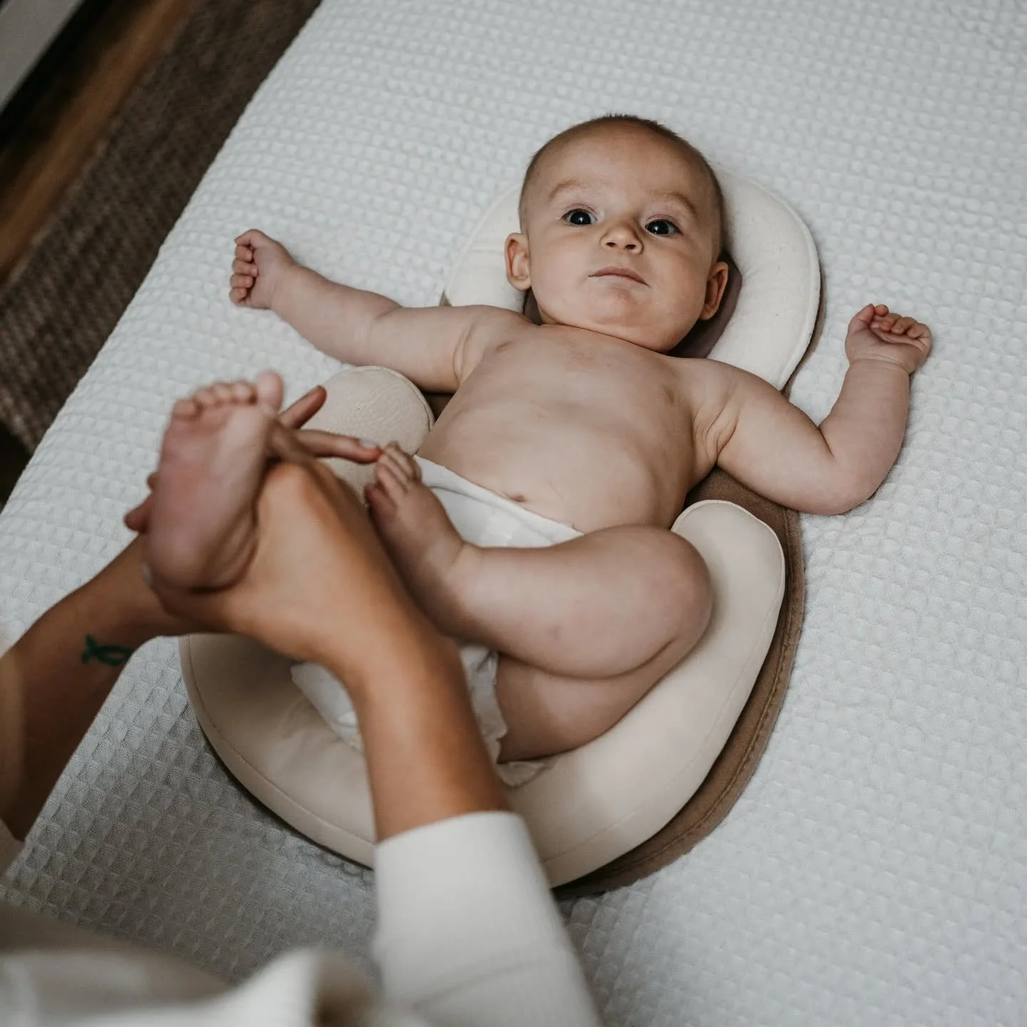 Most common questions I get about infant craniosacral therapy + massage: 

Q. Is it safe for babies?
A. Yes&mdash;this work is extremely gentle and tailored to each baby. It&rsquo;s designed to support their body, not force change.

Q. What does it a