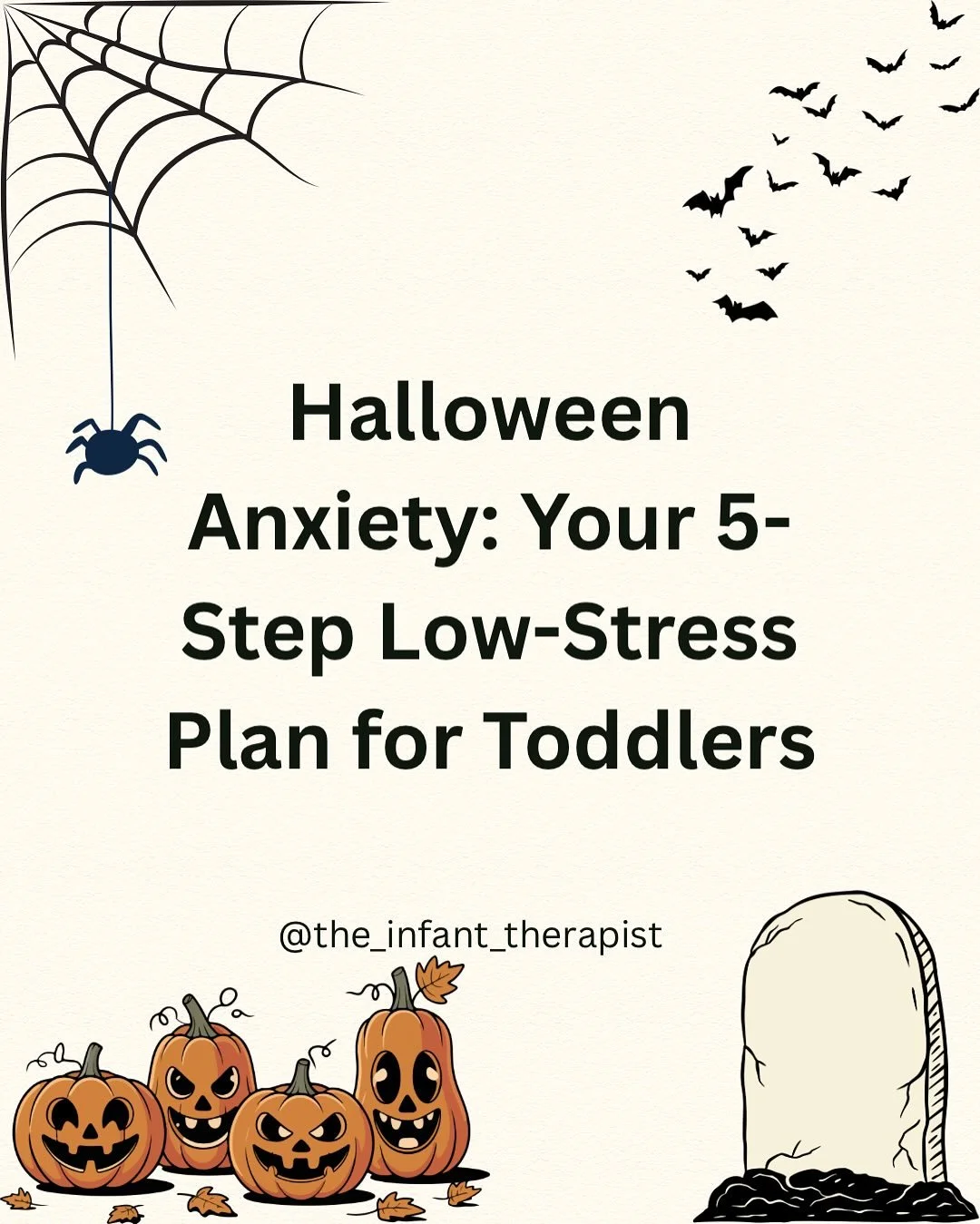 Halloween can be a sensory overload for toddlers that can quickly turn into a meltdown. Its new sights, sounds, and expectations can trigger anxiety and fears. 

Try to embrace a stress free and low key approach. Review this 5 step low stress plan de