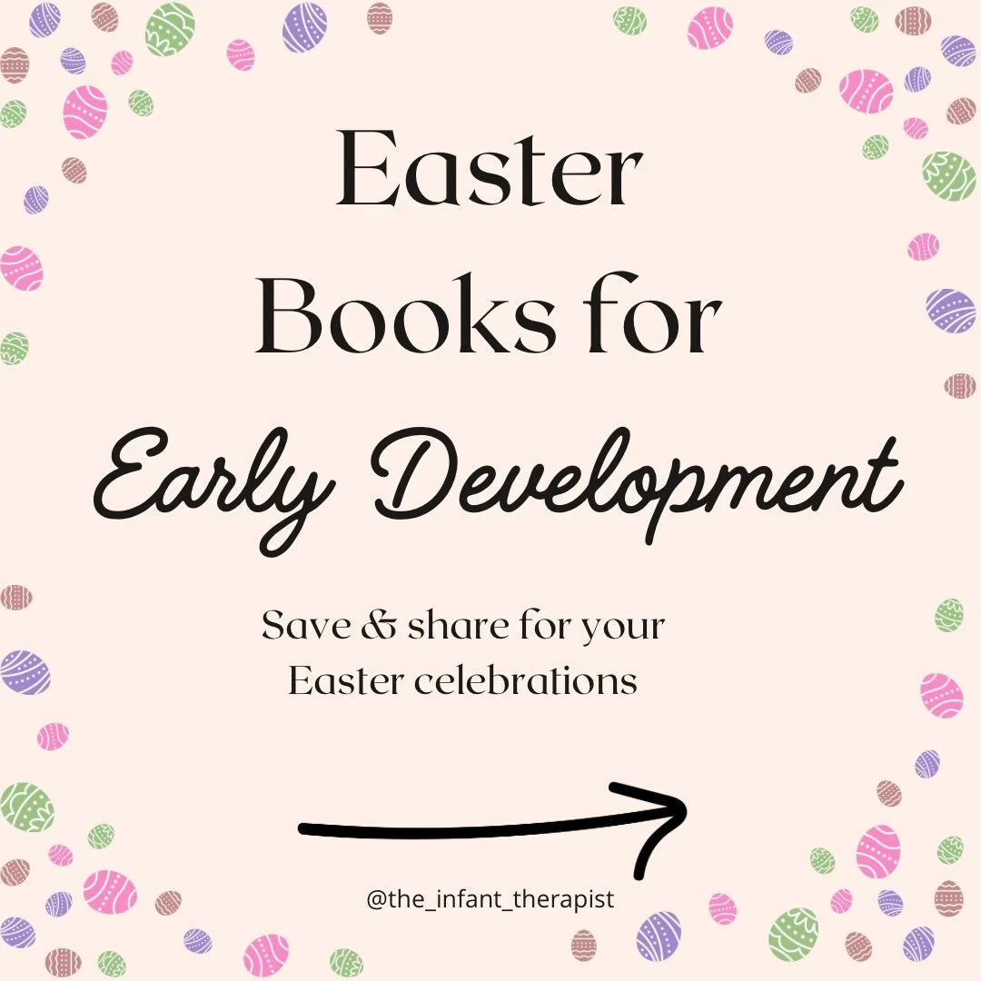 Easter and Spring are coming. As a parent and an infant/early childhood mental health specialist I love having themed/seasonal books that also support my child&rsquo;s development. 

Check out this carousel of books around spring and Easter that also