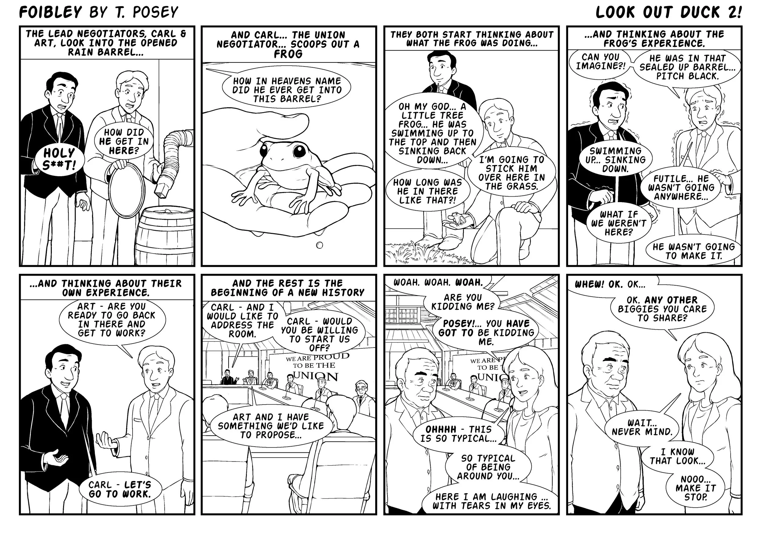 Two negotiators look into a rain barrel and see a frog trapped inside. What follows isn’t about the frog.

It’s about what happens when you stop reacting and start asking, “What is this like from the other side?”