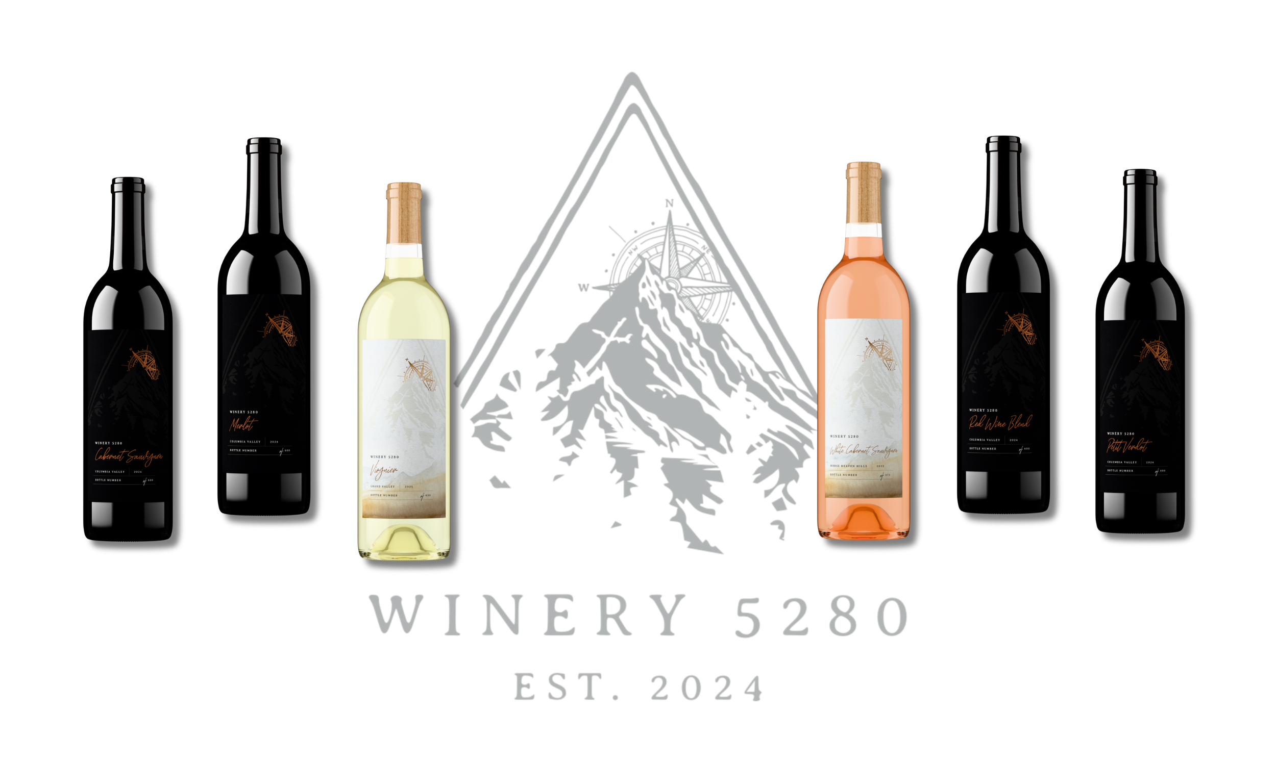 Winery 5280, Cabernet Sauvignon, Merlot, Petit Verdot, Red Blend, Sauvignon Blanc, Viognier, White Cabernet Sauvignon