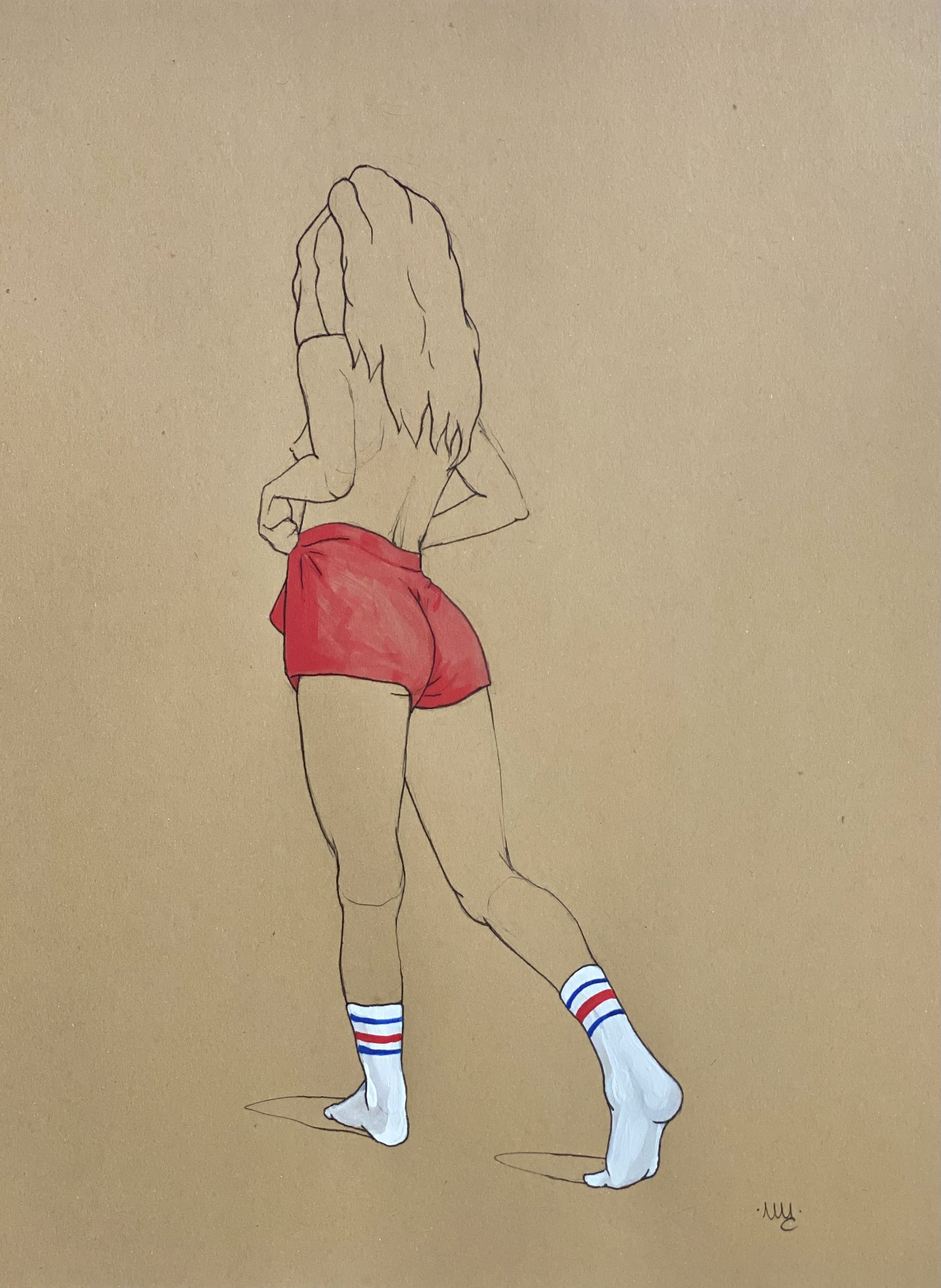 _Red Shorts_ 9x12_ acrylic print.jpg