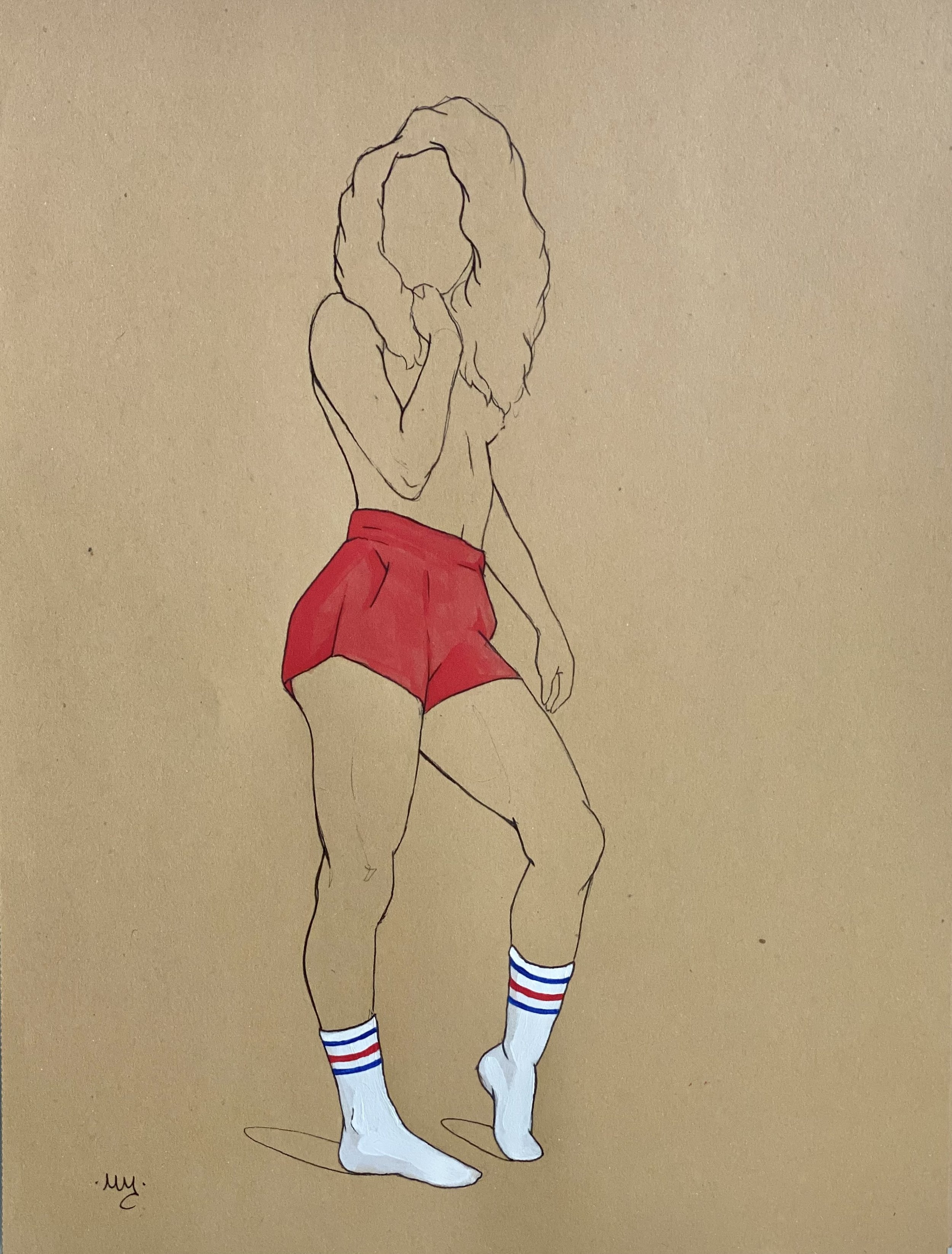 _Red Shorts no. 2_ 9x12_ acrylic print.jpg