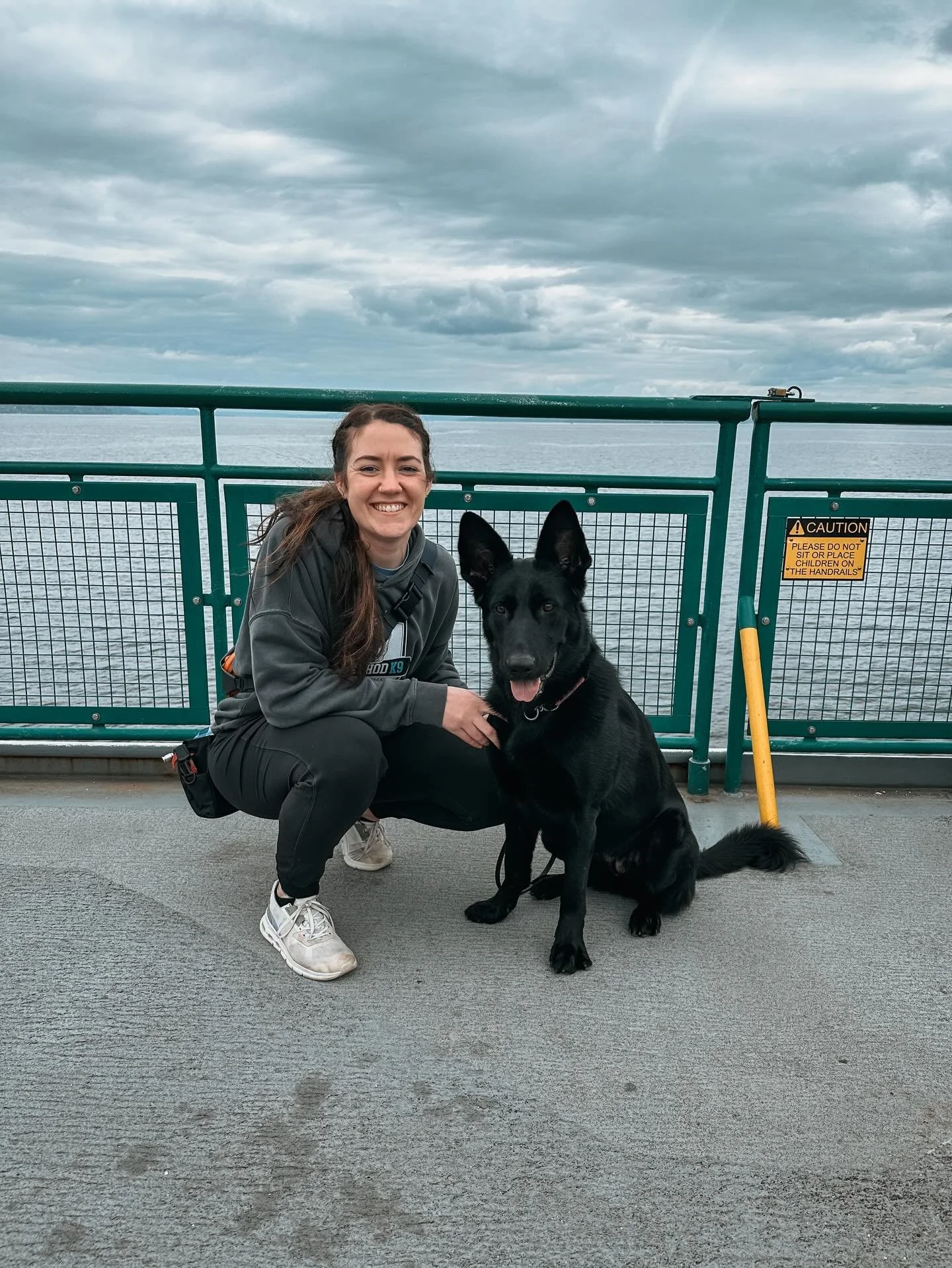 Foster Reese tackled the ferry today. 

Was it a little chaotic? Yes. 
Was it a lot of fun? Yes. 
Did she do amazing despite the chaos? Also yes! 

I continue to be so impressed by this girl! Looking forward to tackling many more challenges with her 