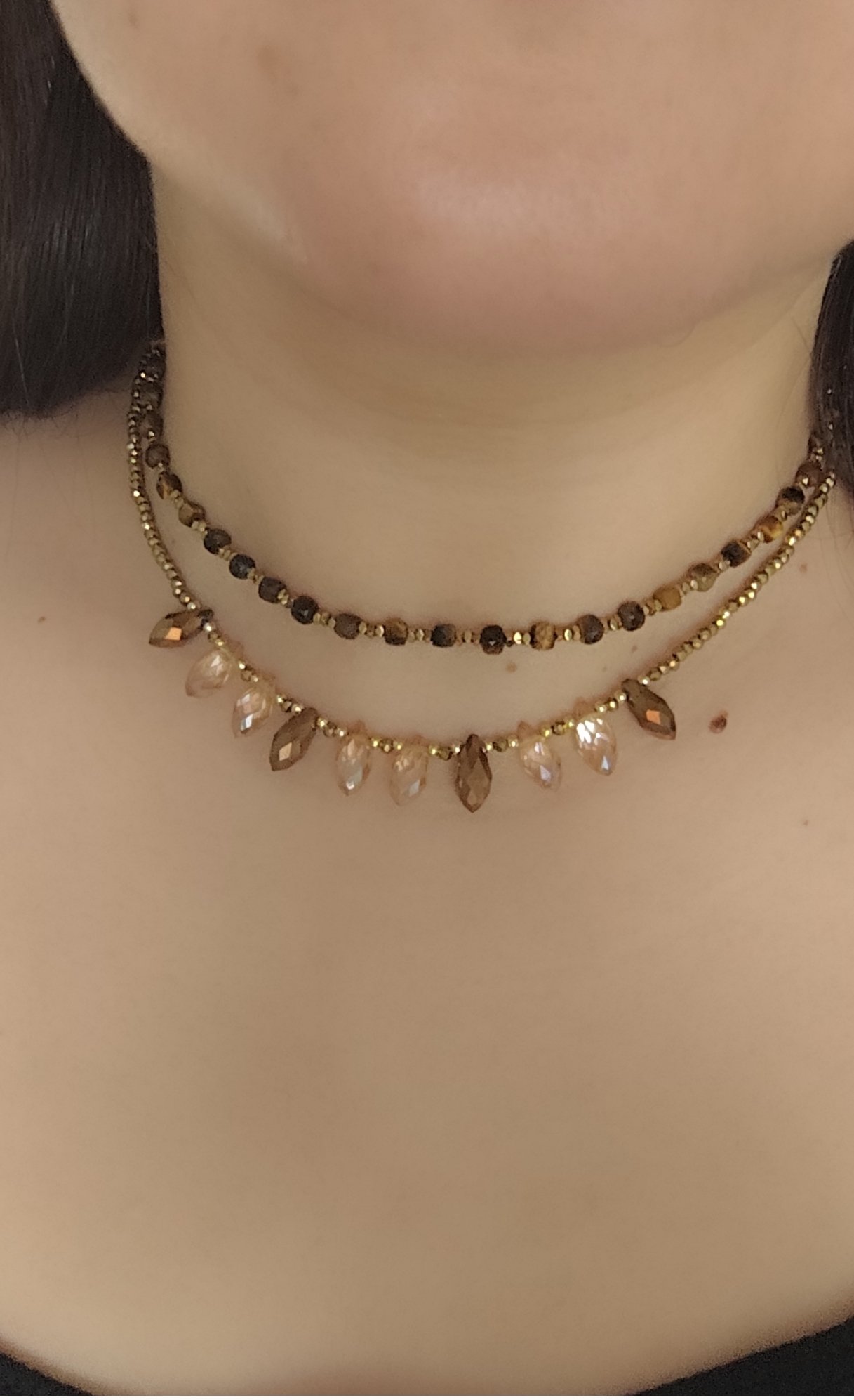 Collier en œil de tigre Florida
