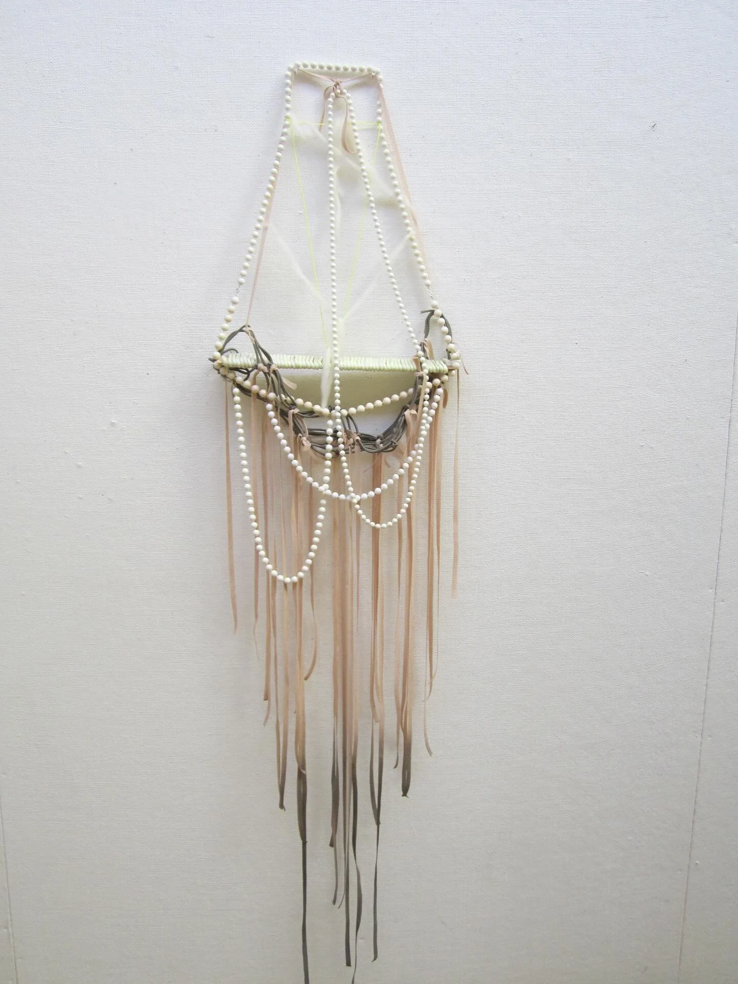 mixed material wall hanging piece had fun making