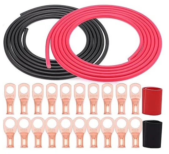 8AWG Stranded Wire &amp; Terminal Set