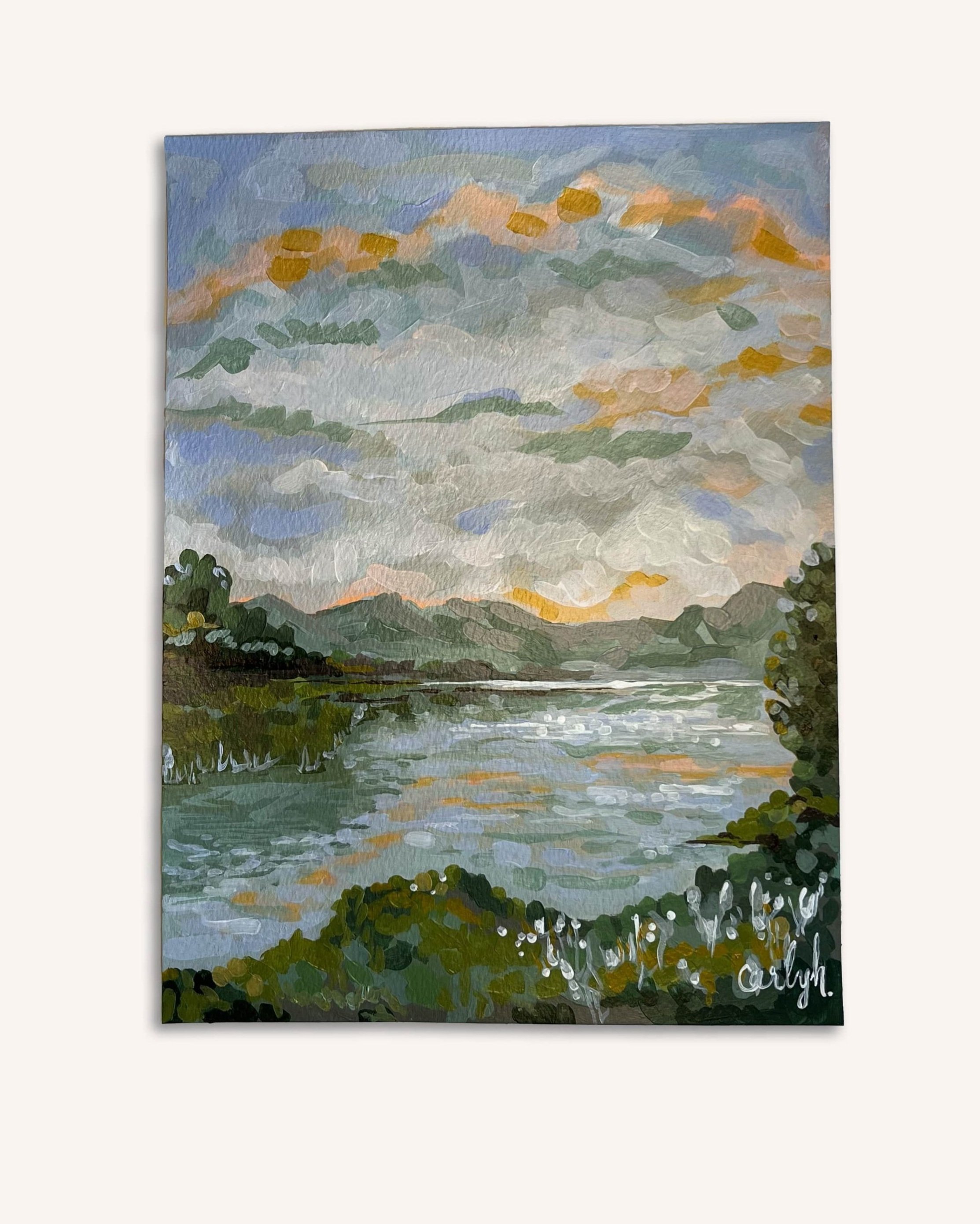 Golden Hour • 9" x 12"